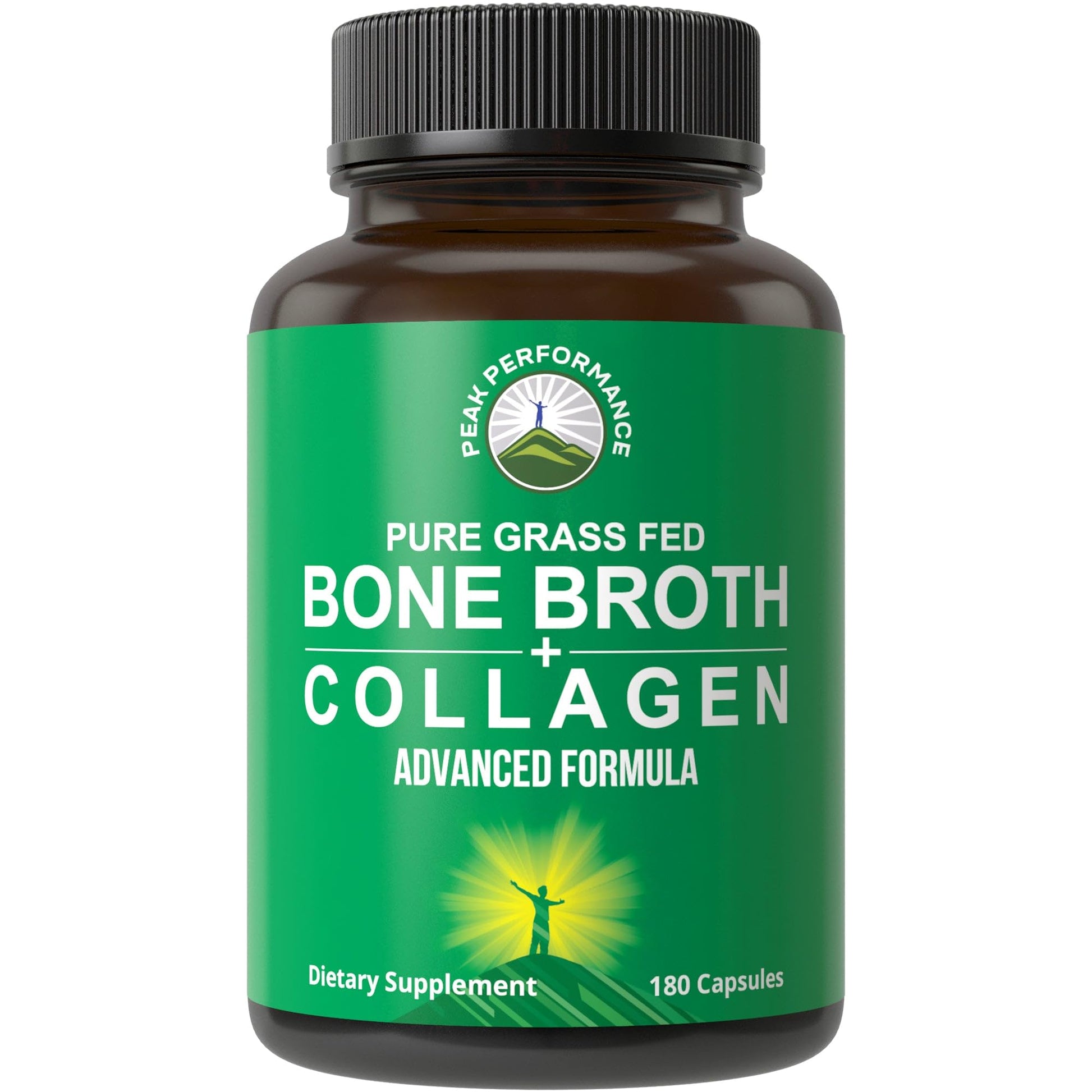 Peak Performance Bone Broth Collagen Capsules 180 Count