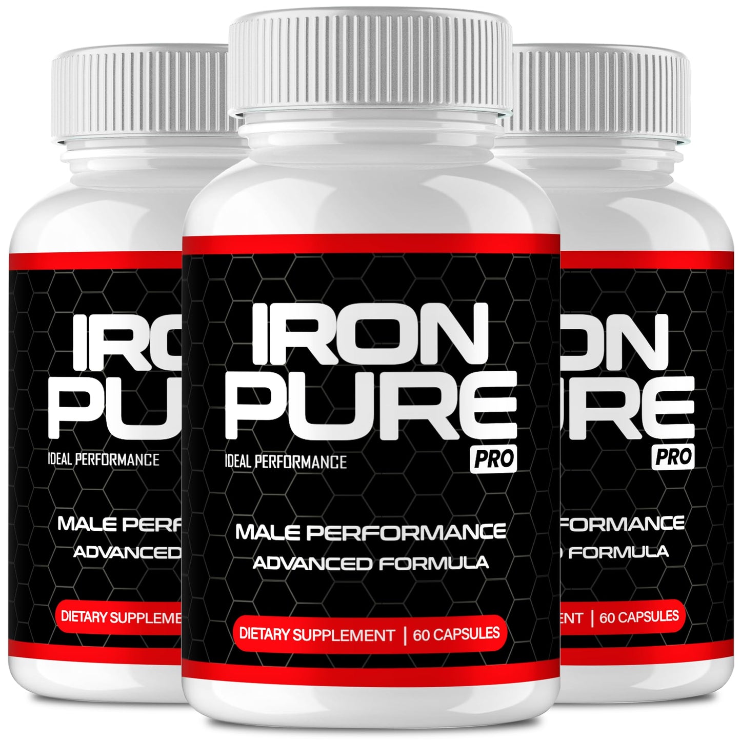 IDEAL PERFORMANCE Iron Pure Supplement Capsules 180 Count