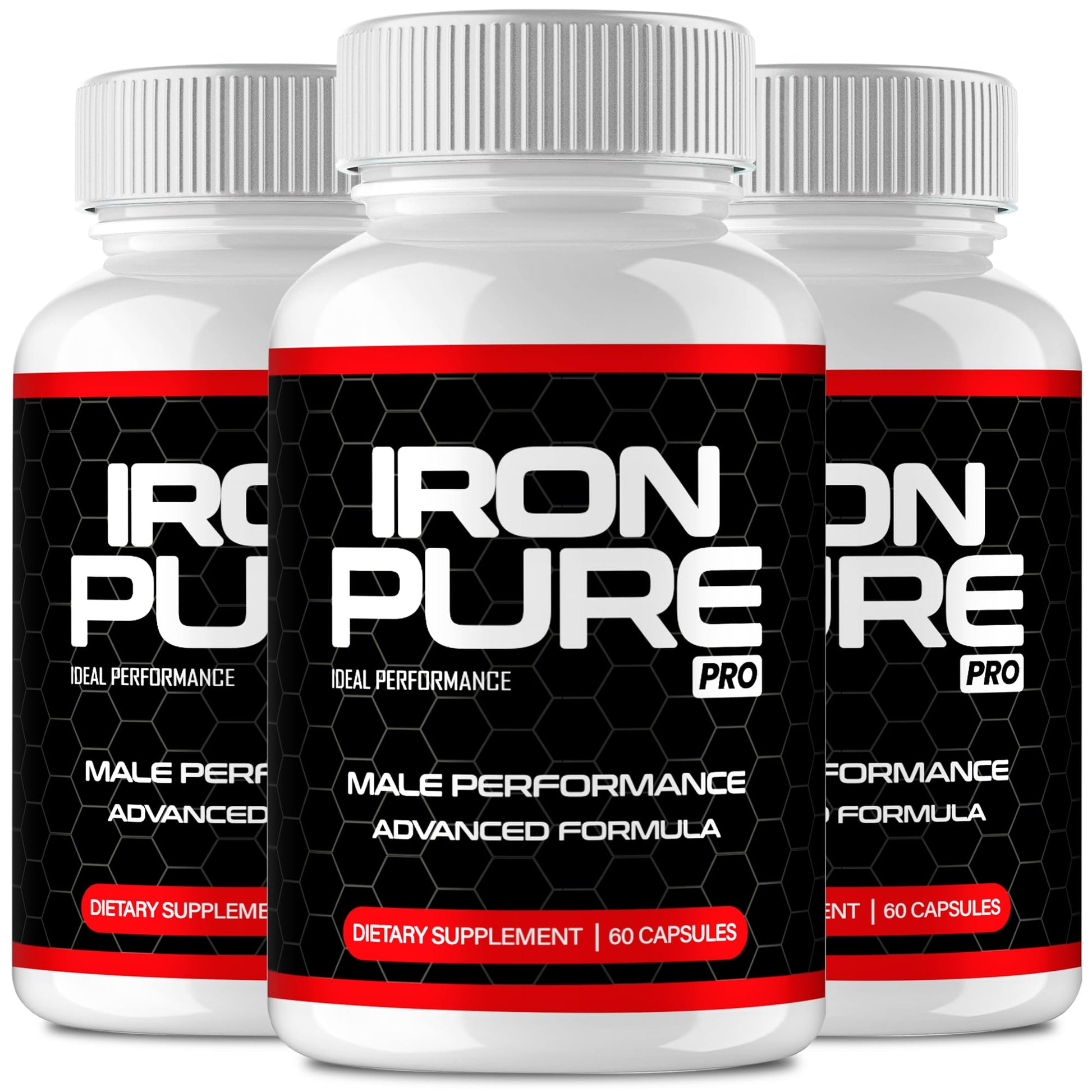 IDEAL PERFORMANCE Iron Pure Supplement Capsules 180 Count