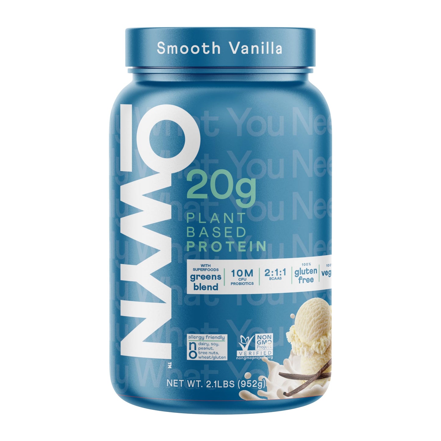 OWYN Only What You Need Vanilla Plant-Based Protein Powder, 2 lb
