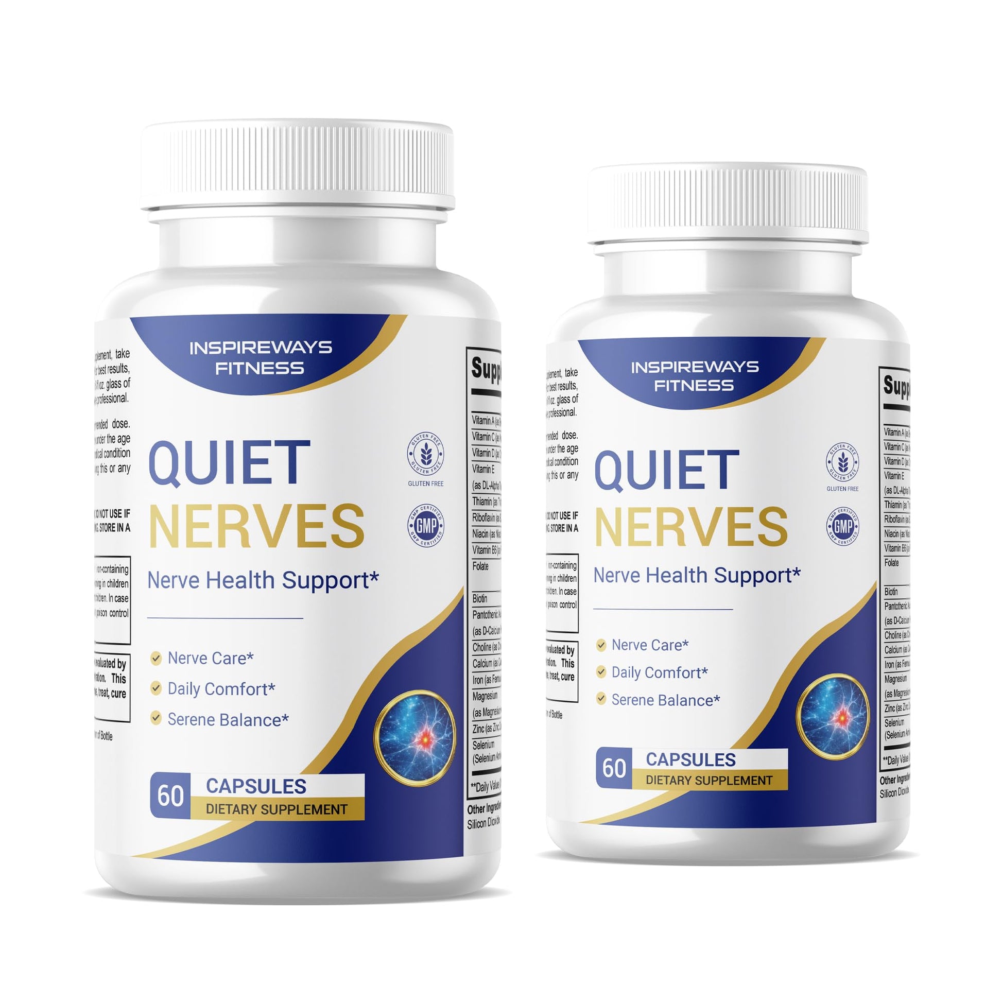 Fitness InspireWays Quiet Nerve Capsule 120 Capsules