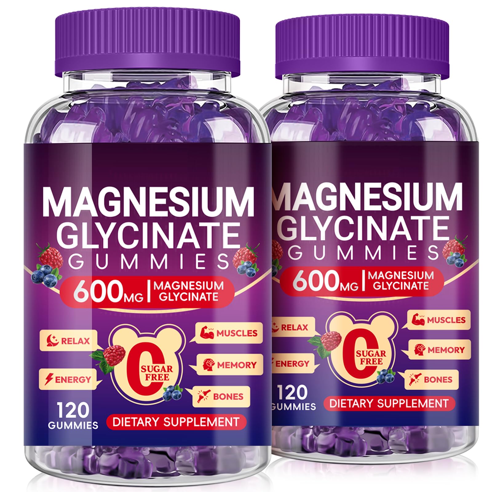 Cytona Magnesium Glycinate Gummy 600mg, 240 Gummies