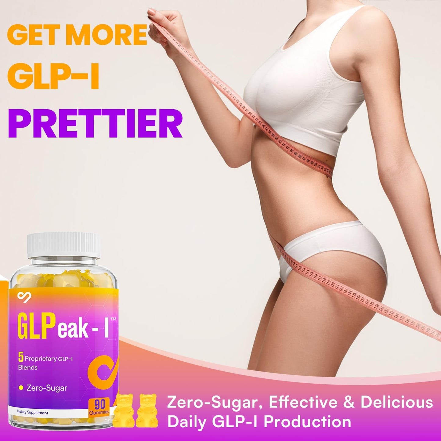 Cfuful GLP-1 Activation Probiotic Capsule with Akkermansia and Berberine 90 Capsules