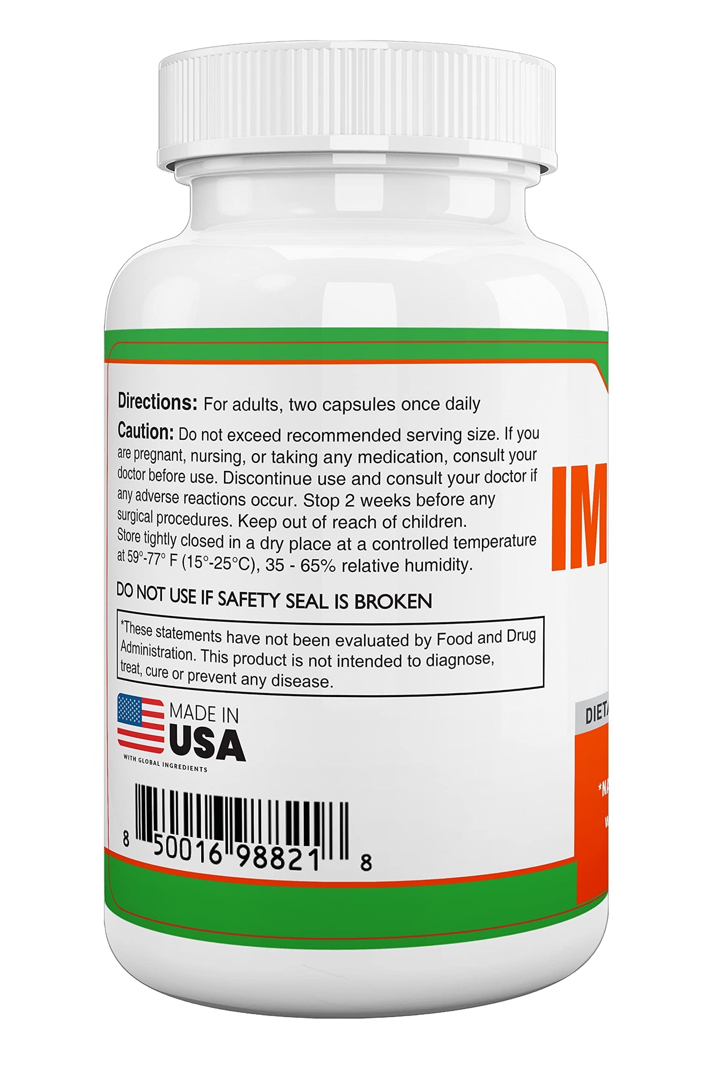 Spectra Vitamins Immune D Support Dietary Supplement with Immunolin, Vitamin D3, Zinc, Ellagic Acid, 60 Capsules