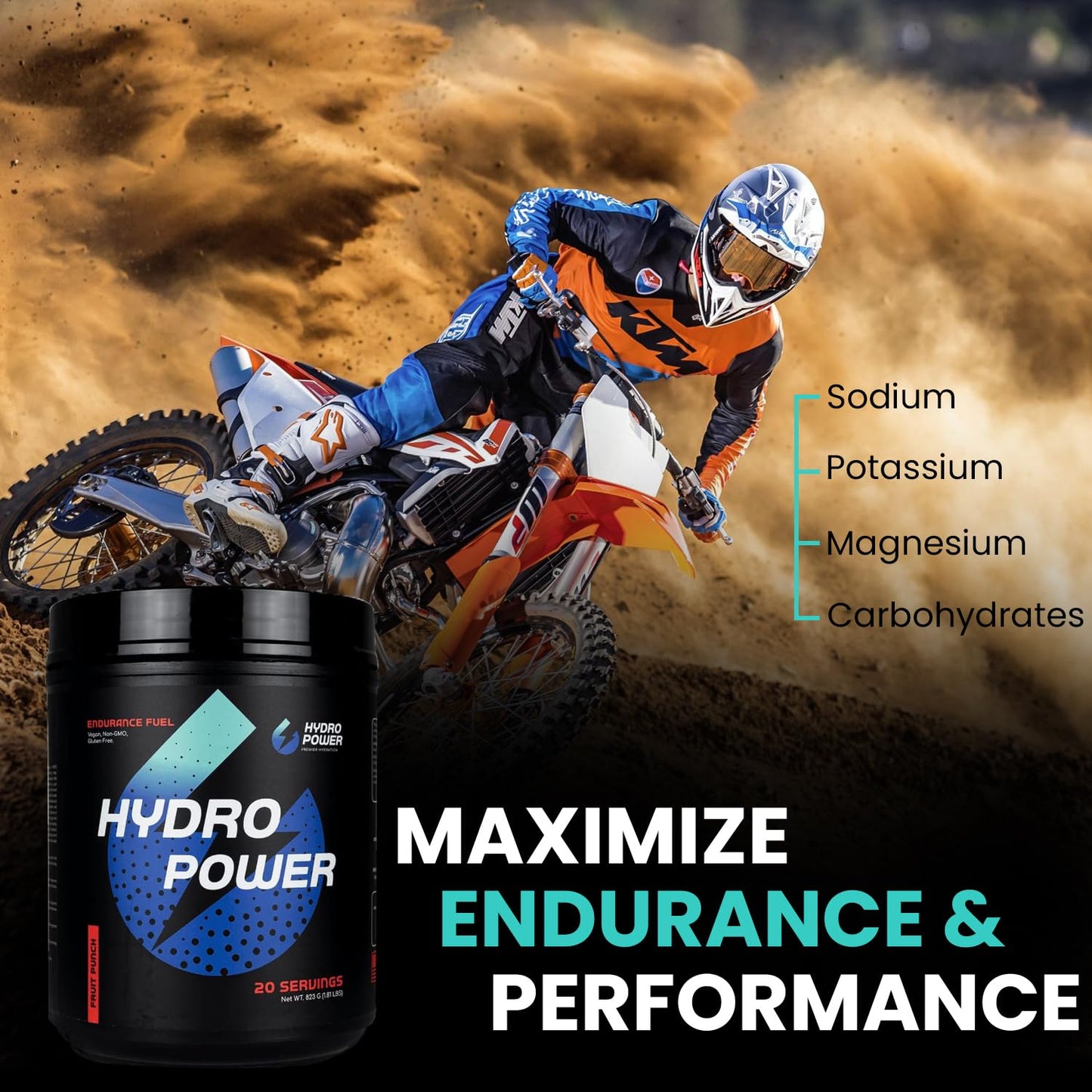 Hydro Power Endurance Fuel High Carb Supplement Powder 29.03