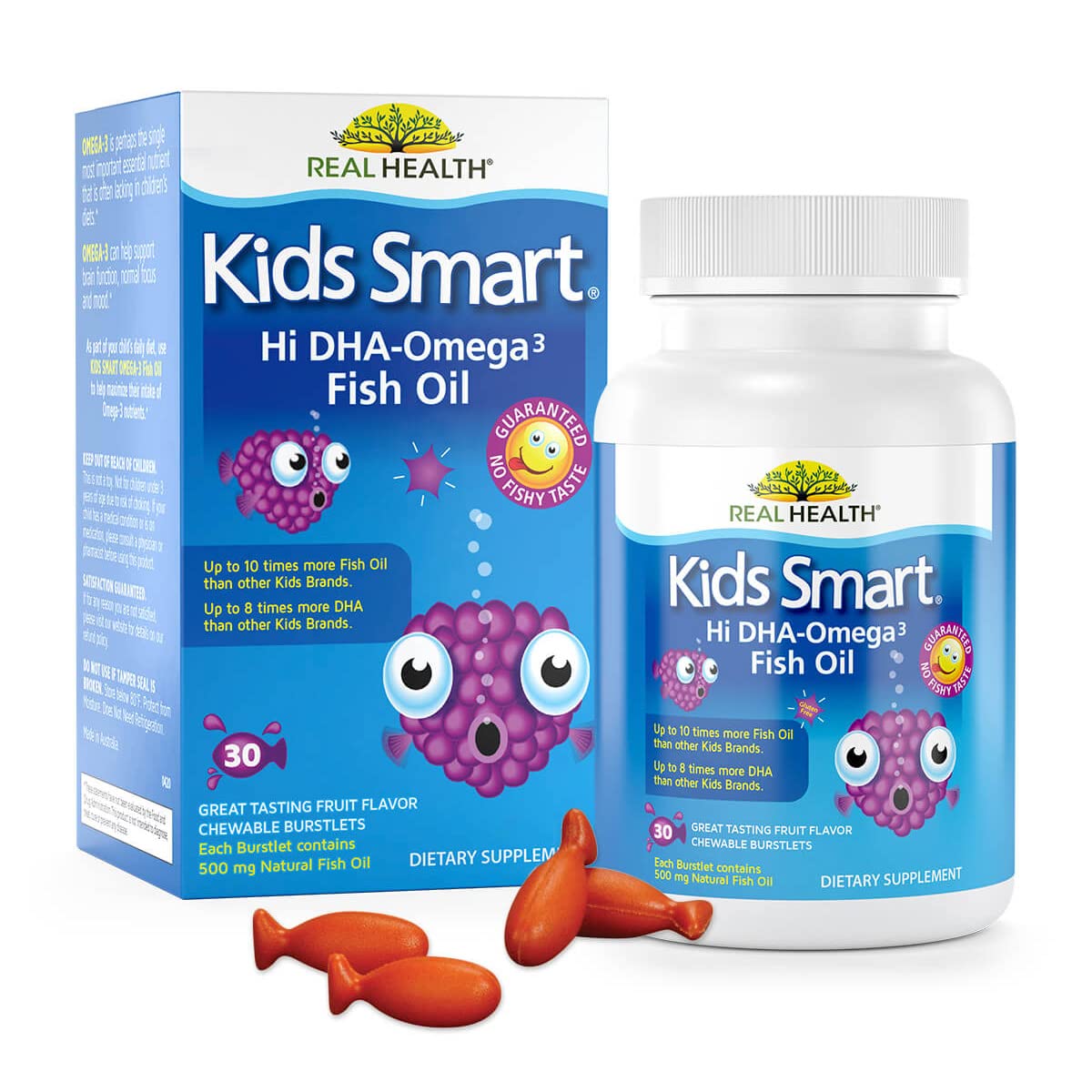 Bioglan Kids Smart Omega 3 Fish Oil Chewable Burstlets 30