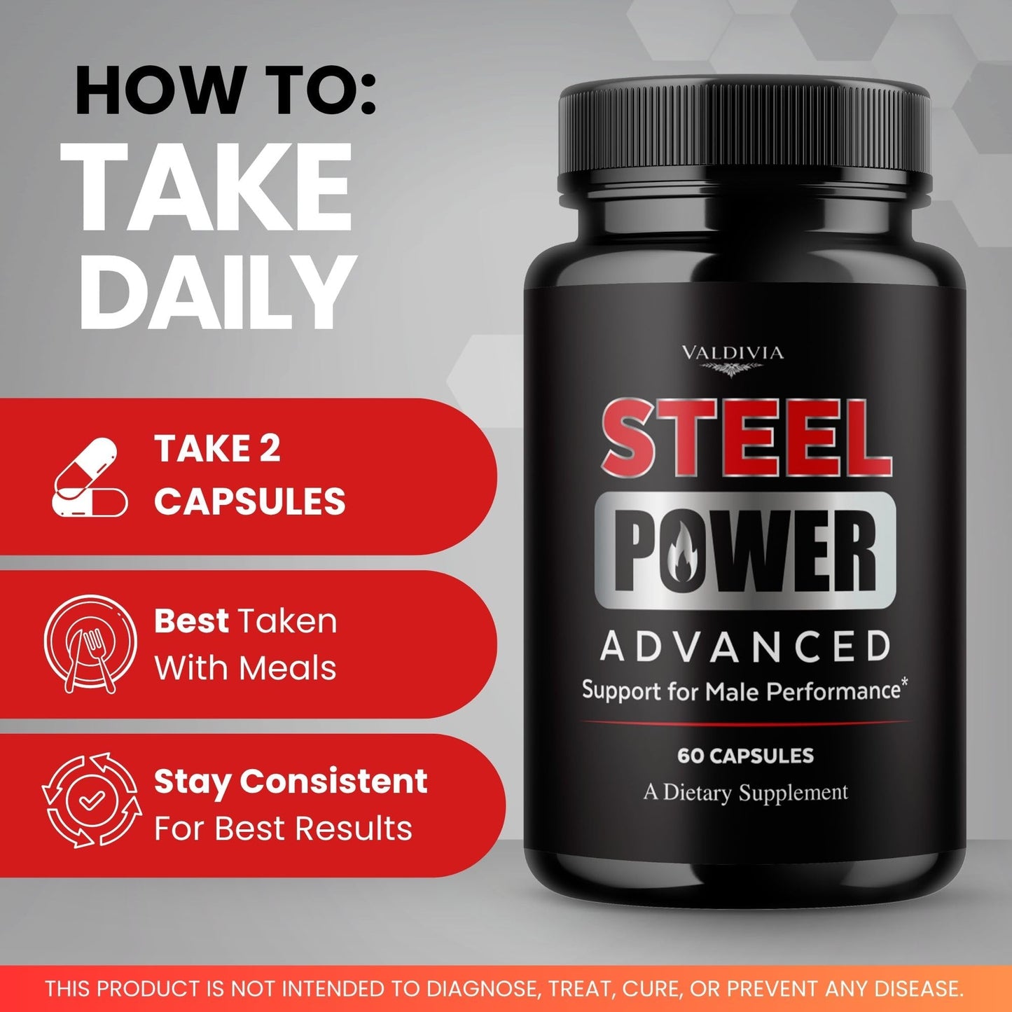 Valdivia SteelPower Capsules 60 Capsules