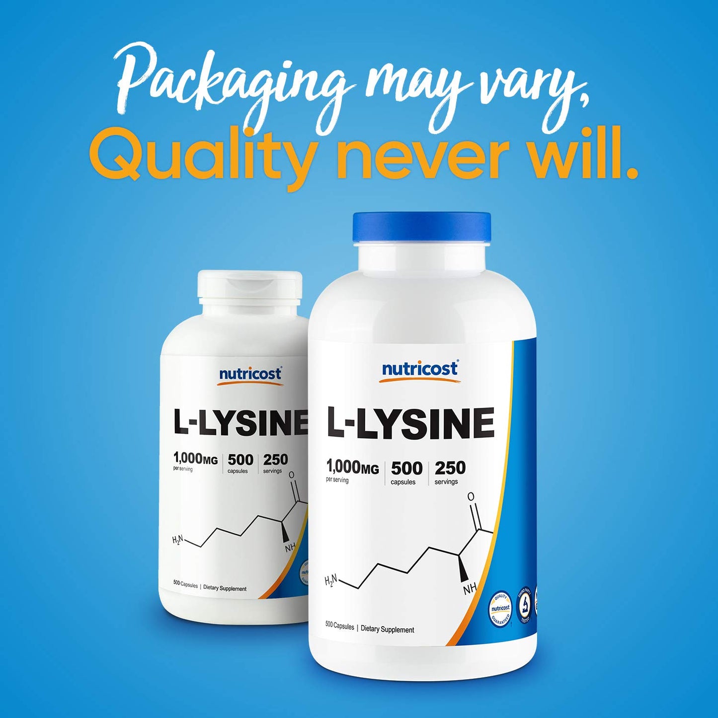 Nutricost L-Lysine (1000mg) 500 Capsules