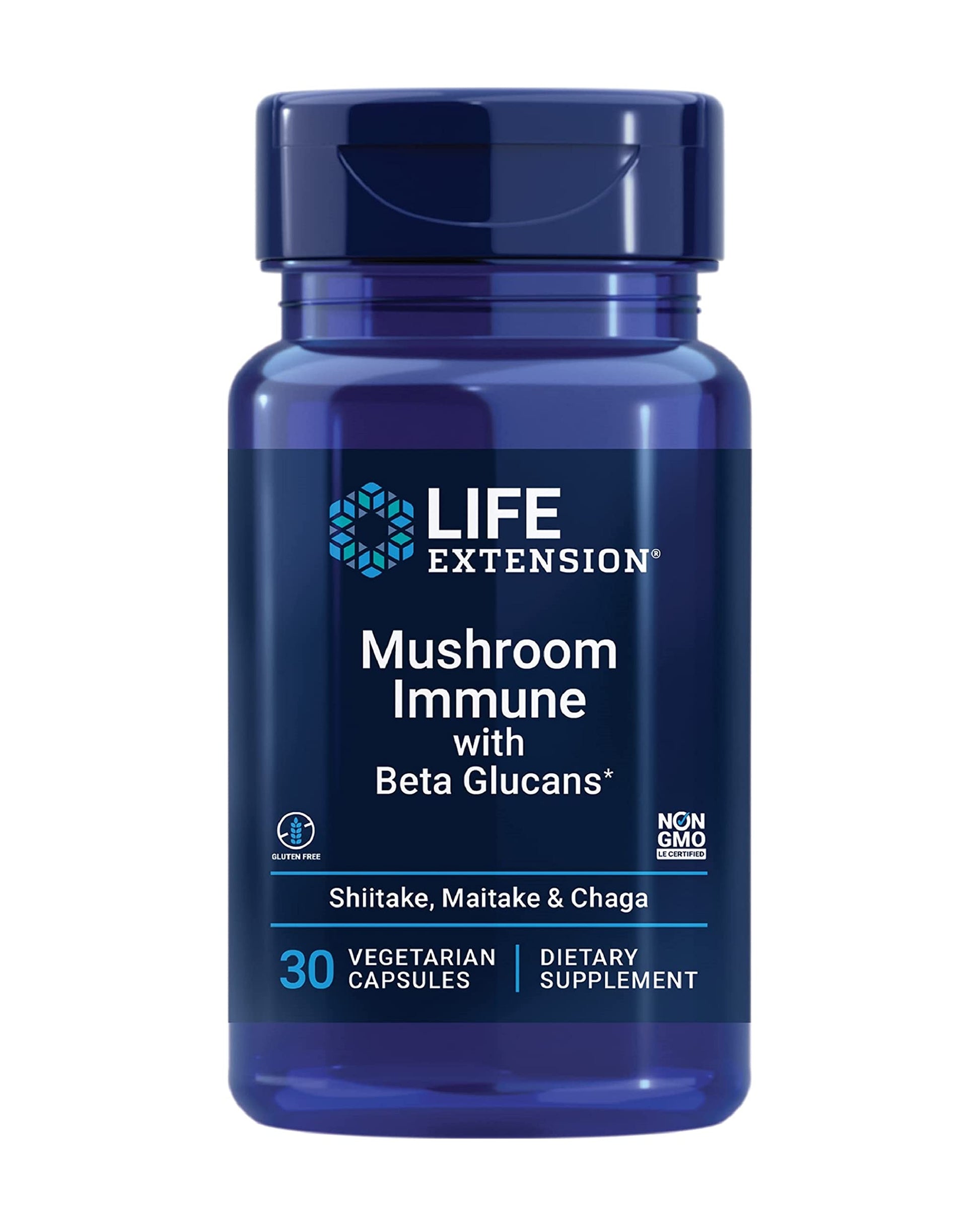 Life Extension Mushroom Immune with Beta Glucans Capsule 1 Count