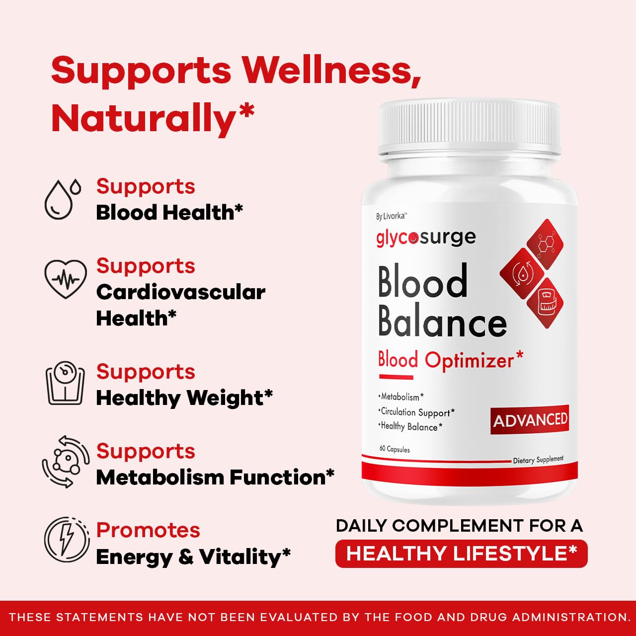 LIVORKA GlycoSurge Balance Capsules, 300 Capsules