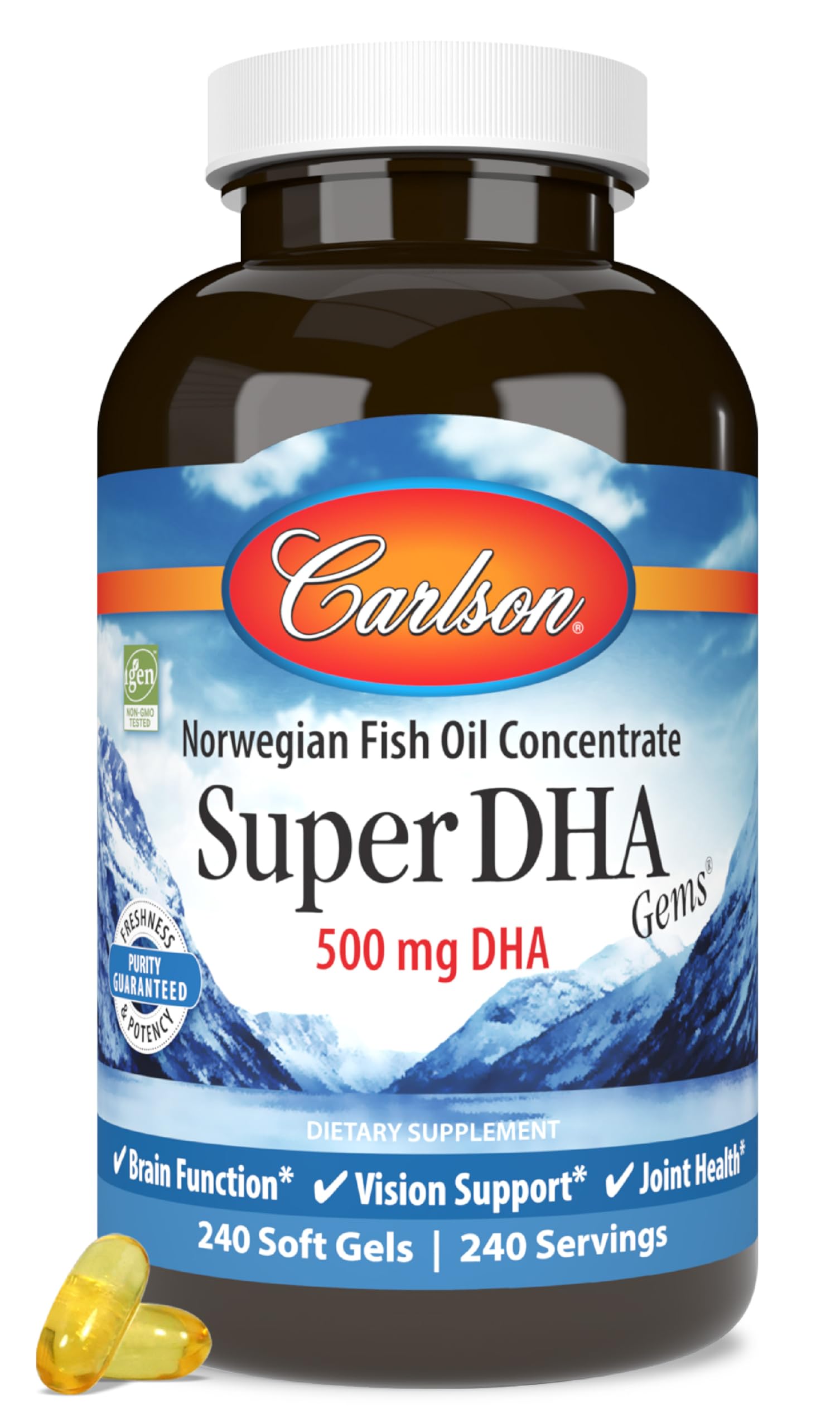 Carlson Super DHA Gems Softgels 240