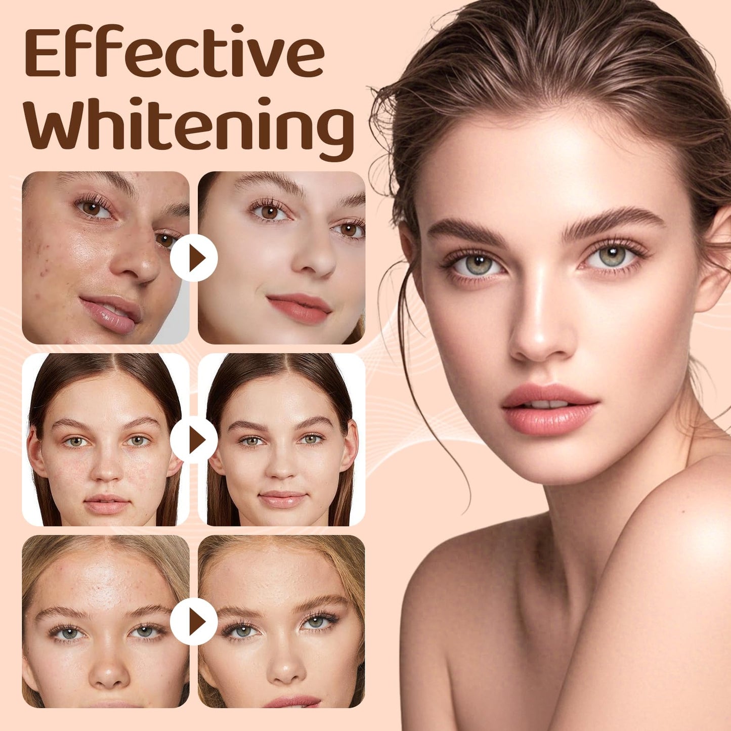 Querespir Melanina Anti-Melasma Capsule, Brightens & Even Skin Tone with Vitamin C & Turmeric Extract, 60 Capsules