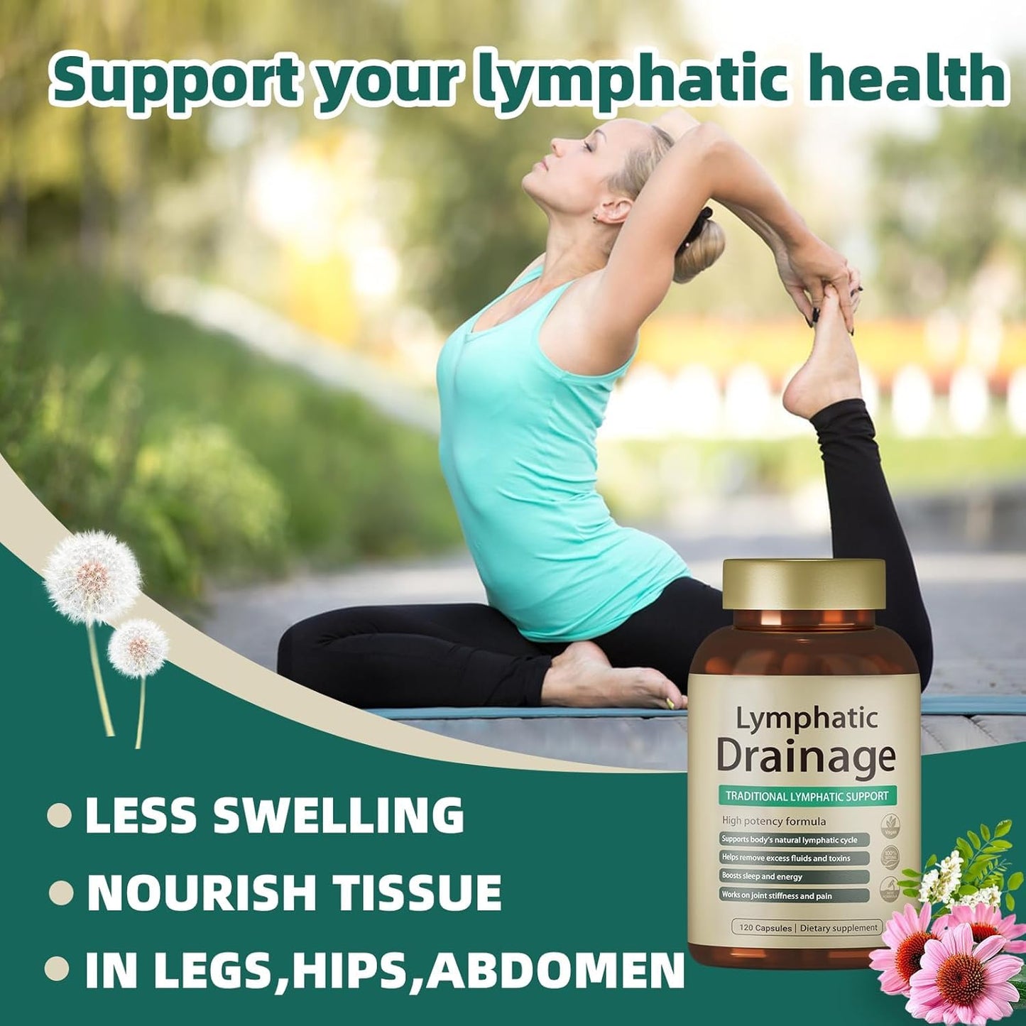 Biorizvo Lymphatic Drainage Capsule, 240 Capsules