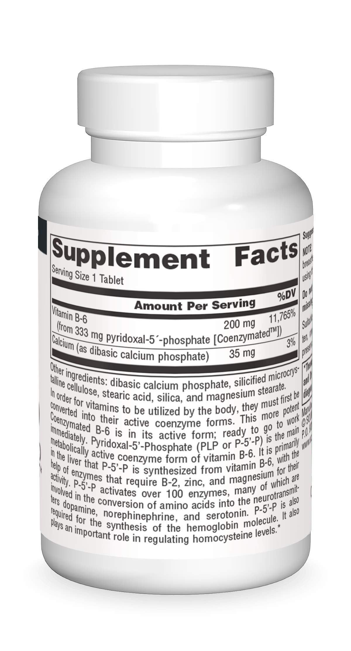 Source Naturals Coenzymated B-6 Tablets, 30 Tablets