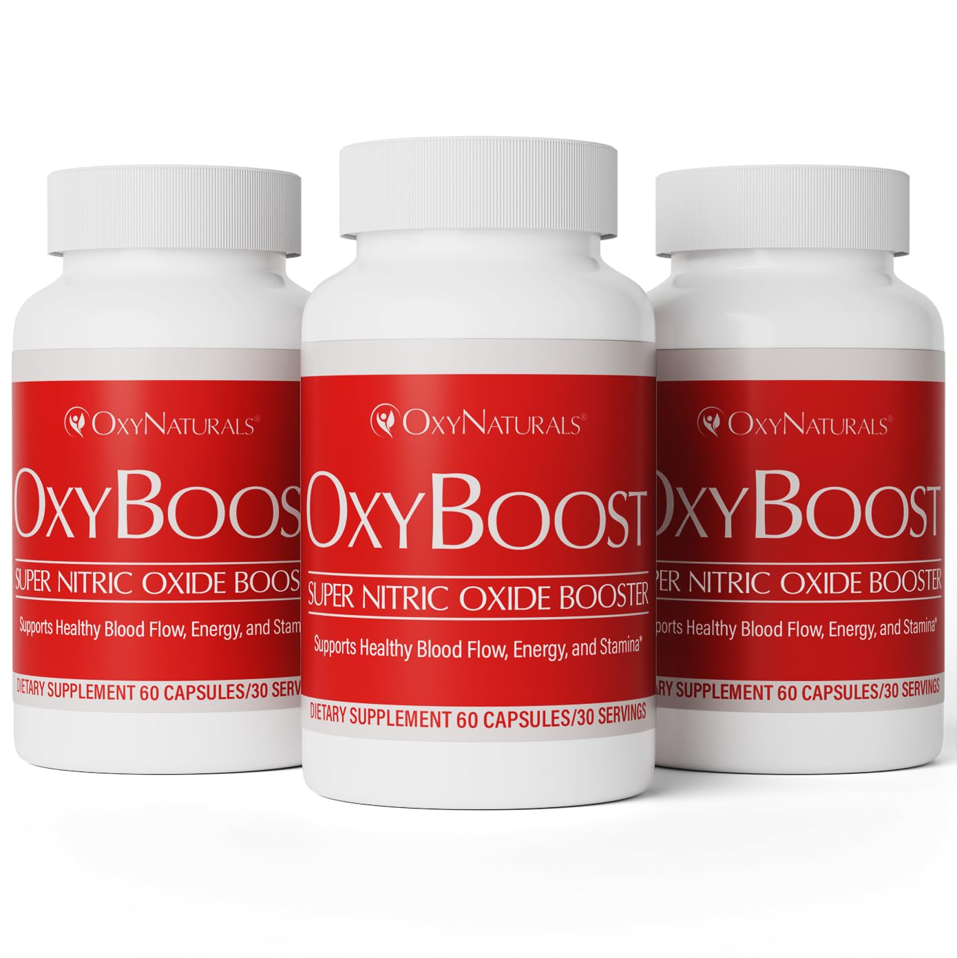 OxyNaturals OxyBoost Nitric Oxide Supplement Capsules 180