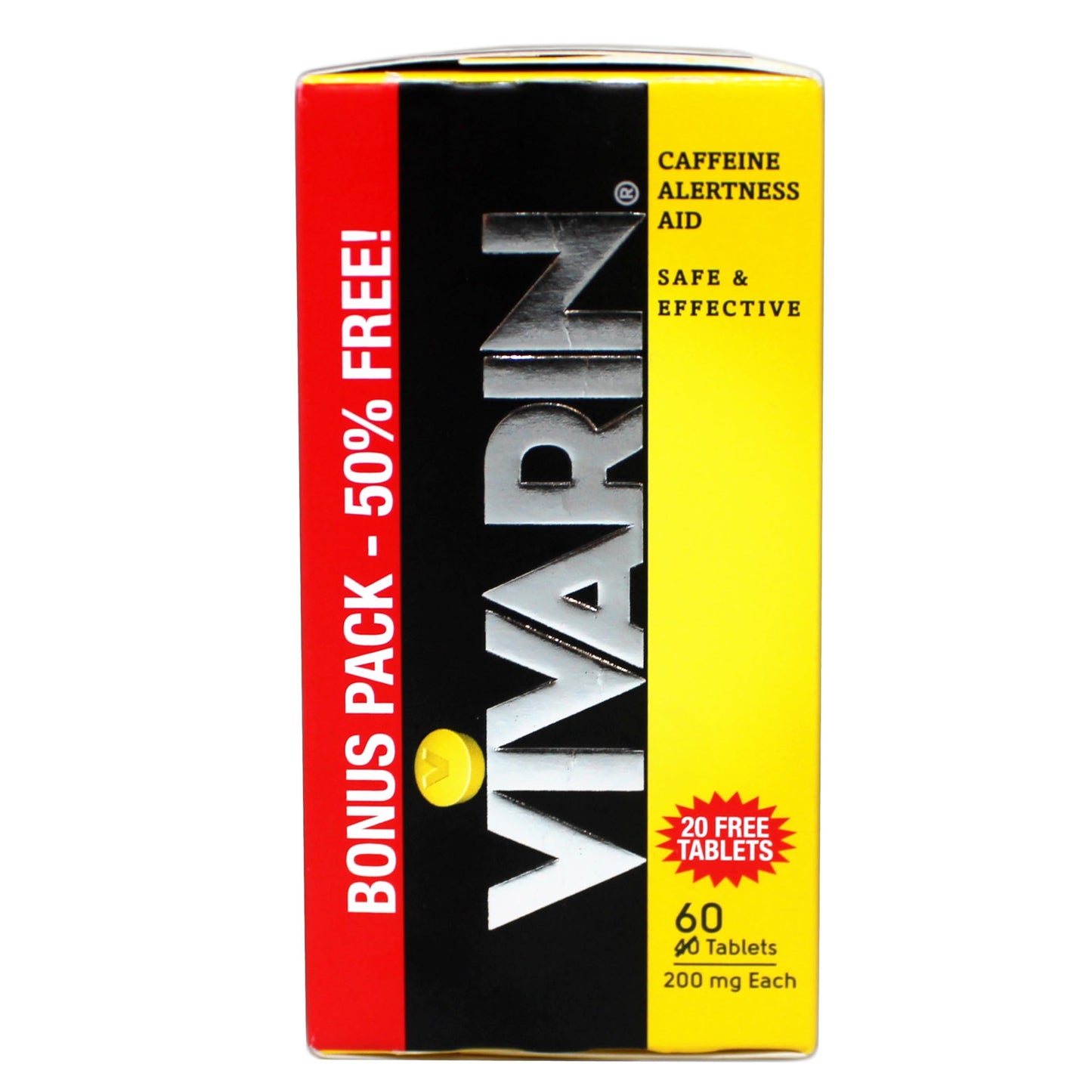 Vivarin Caffeine Tablets 200mg, 60 Tablets
