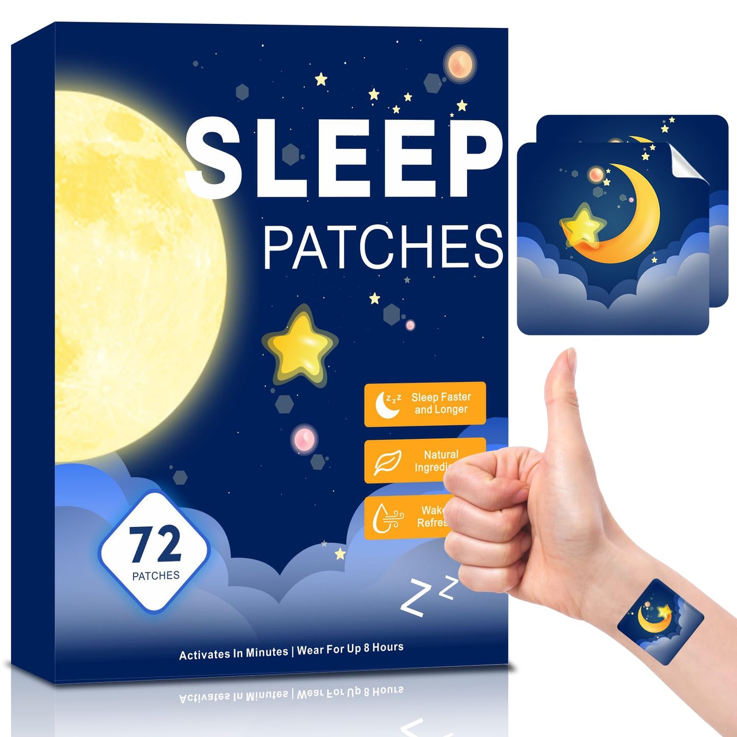 Yongsenina Sleep Patches for Adults Extra Strength, 1 Tablet