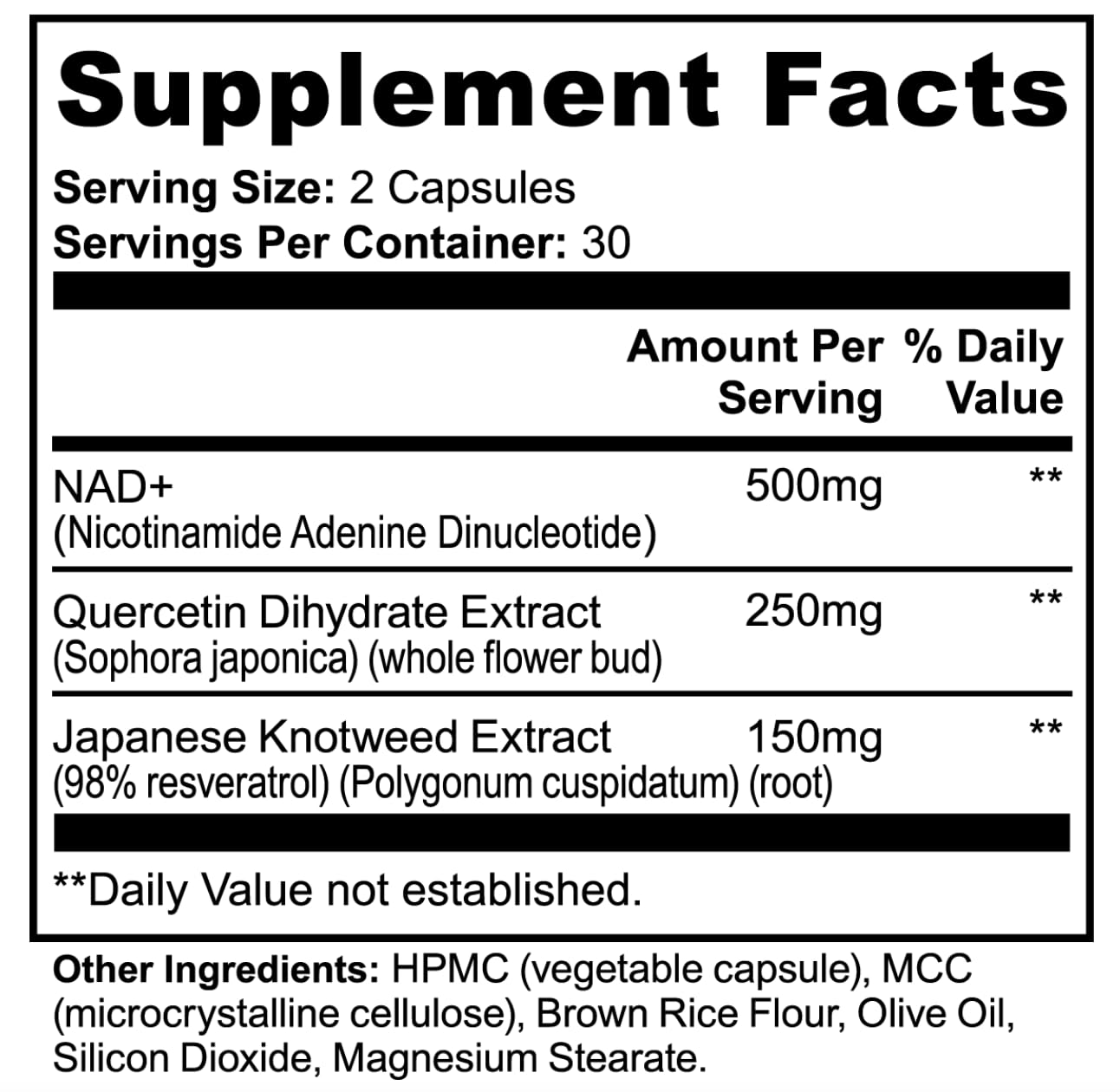 Lozano Organics NAD Supplement - Liposomal NAD with Resveratrol - High Purity NAD Supplement for Anti-Aging, Energy, Focus and Overall Wellness, 60 Capsules