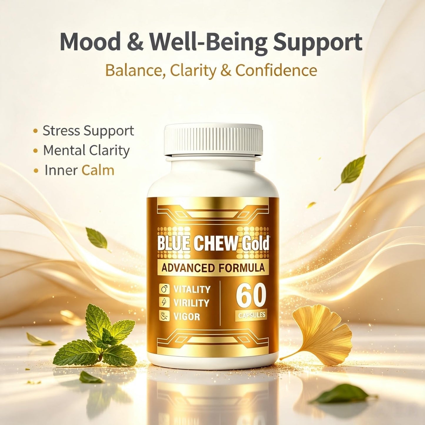 BLUE CHEW GOLD Capsules 60 Count
