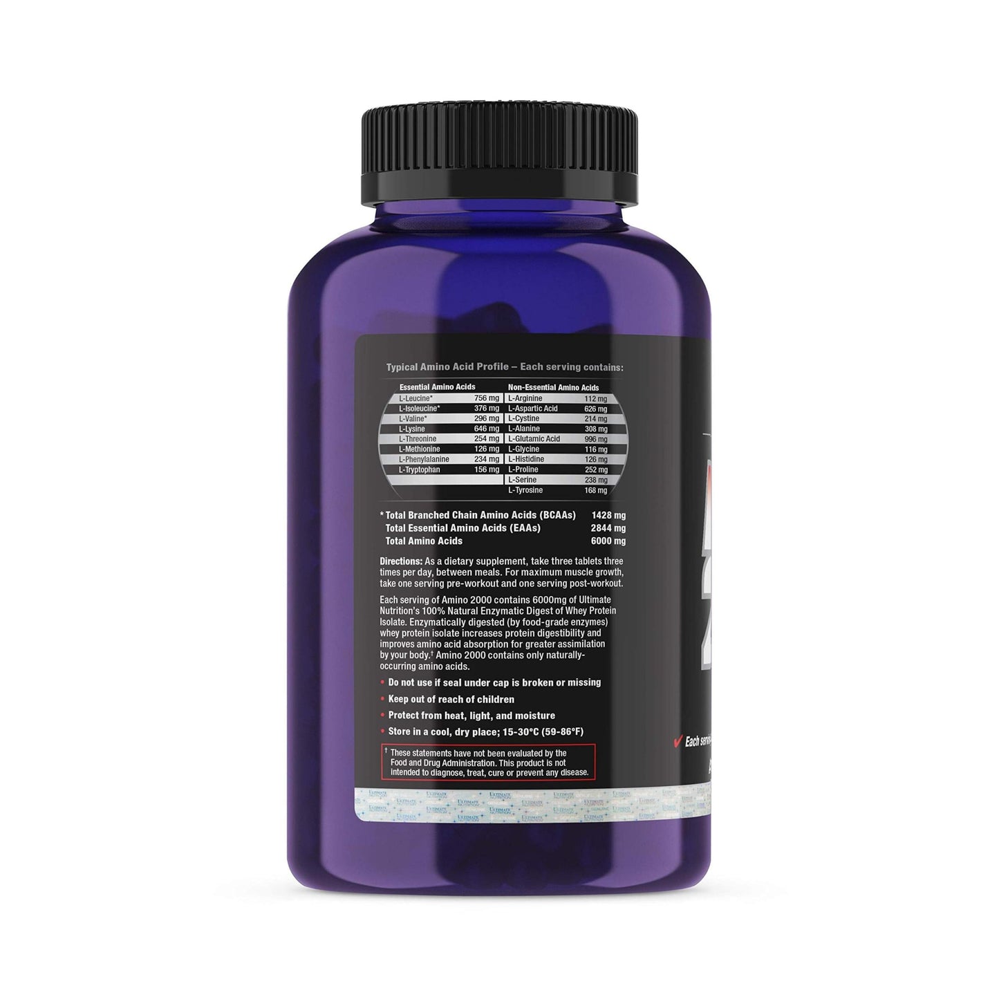 Ultimate Nutrition Amino 2000, 150 Tablets