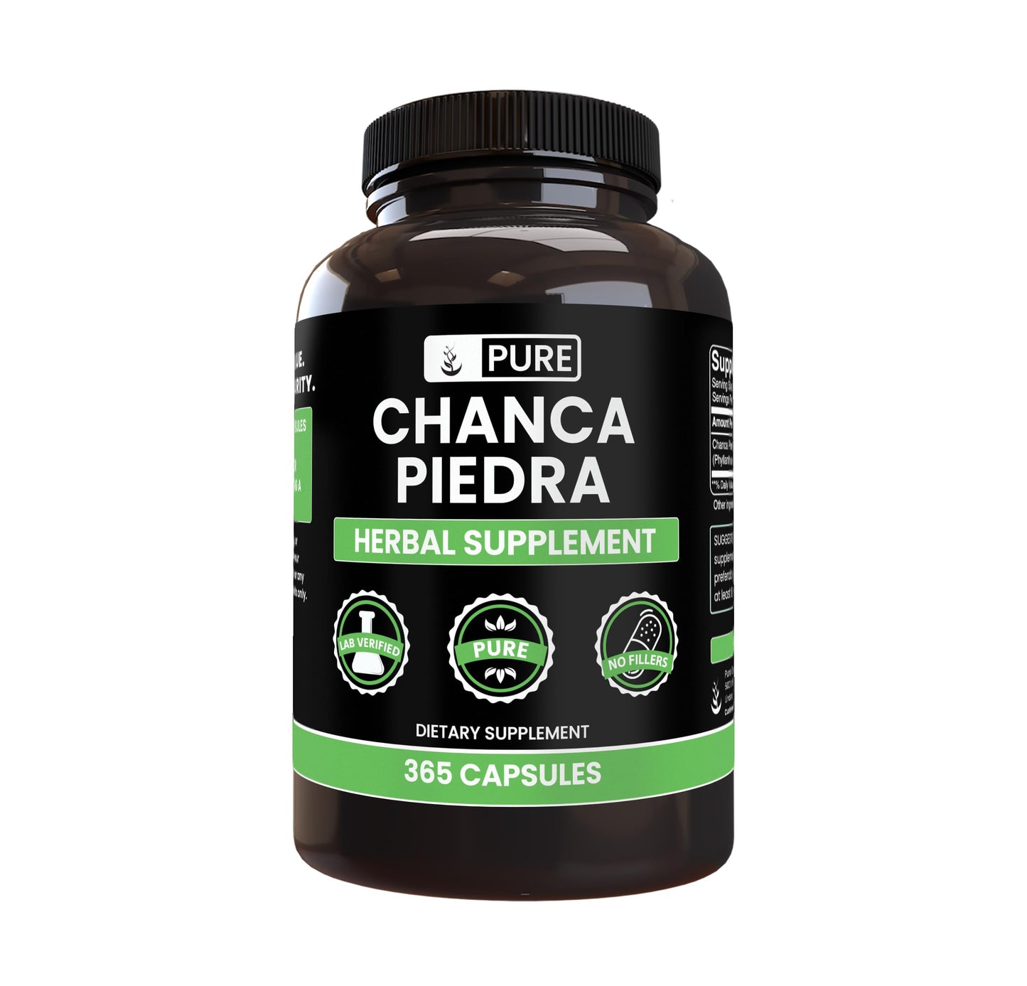 Pure Original Ingredients Chanca Piedra 365 Capsules