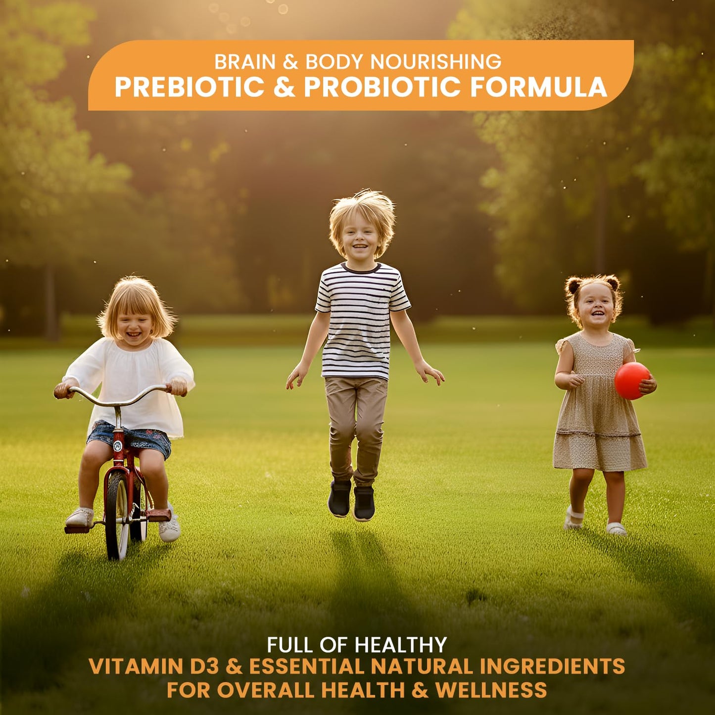 HELLO HEALTH Daily Probiotic for Women, Men + Kids Capsule 60 Count