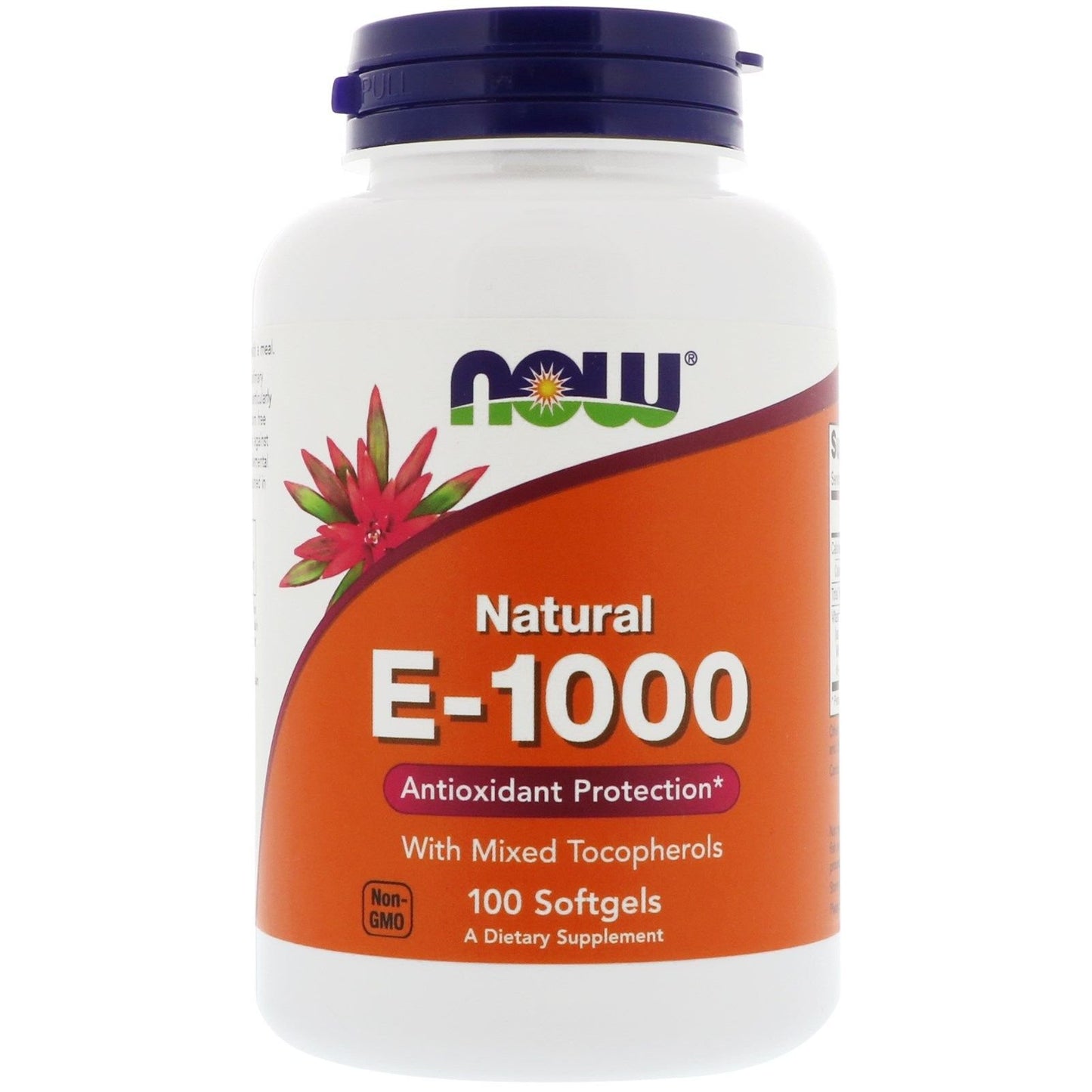 Now Foods E-1000 - 100% Natural Mixed Tocopherols Softgels 200