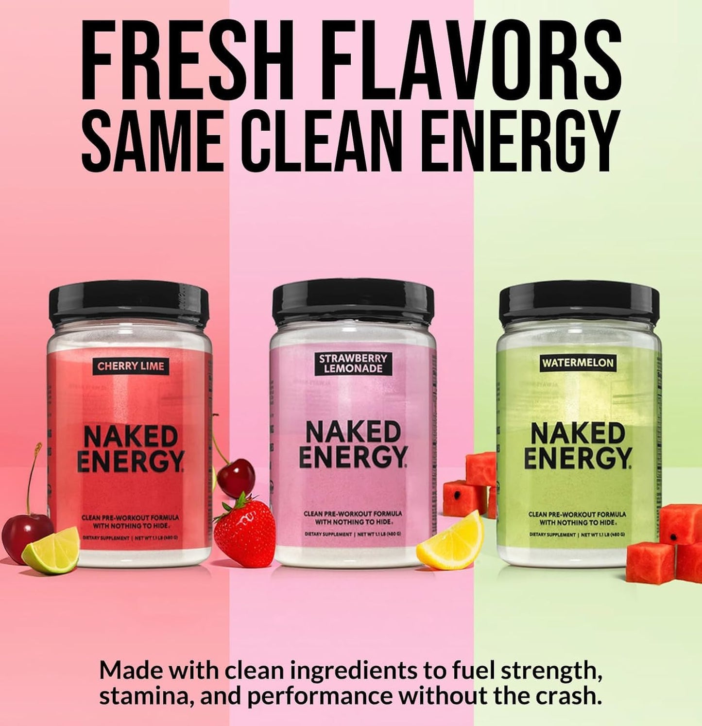 NAKED Watermelon Energy Powder 16.9 oz