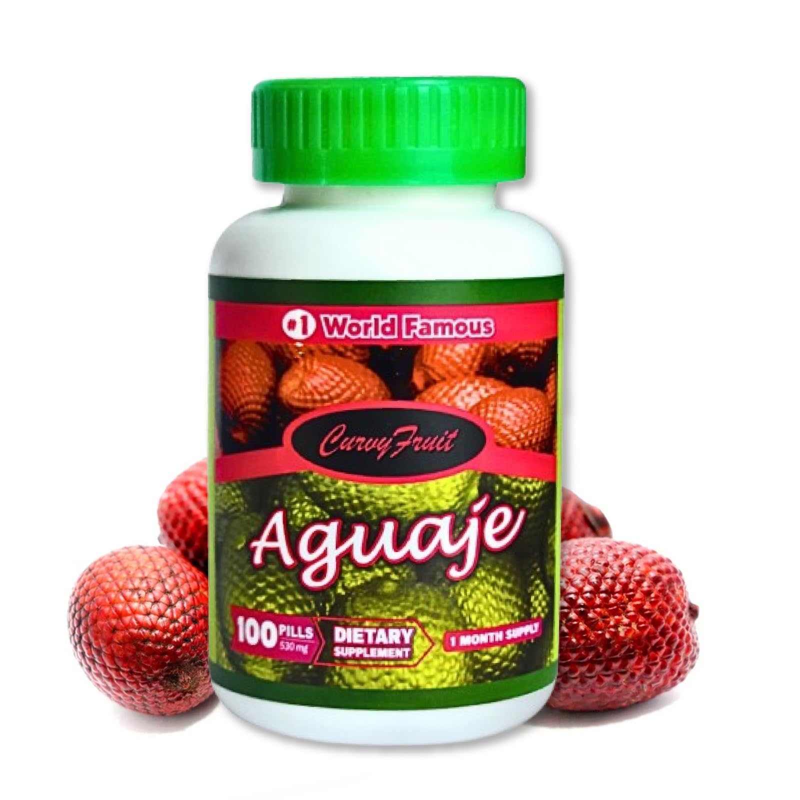 Generic Aguaje Curvy Fruit Pills Capsules 100 Count