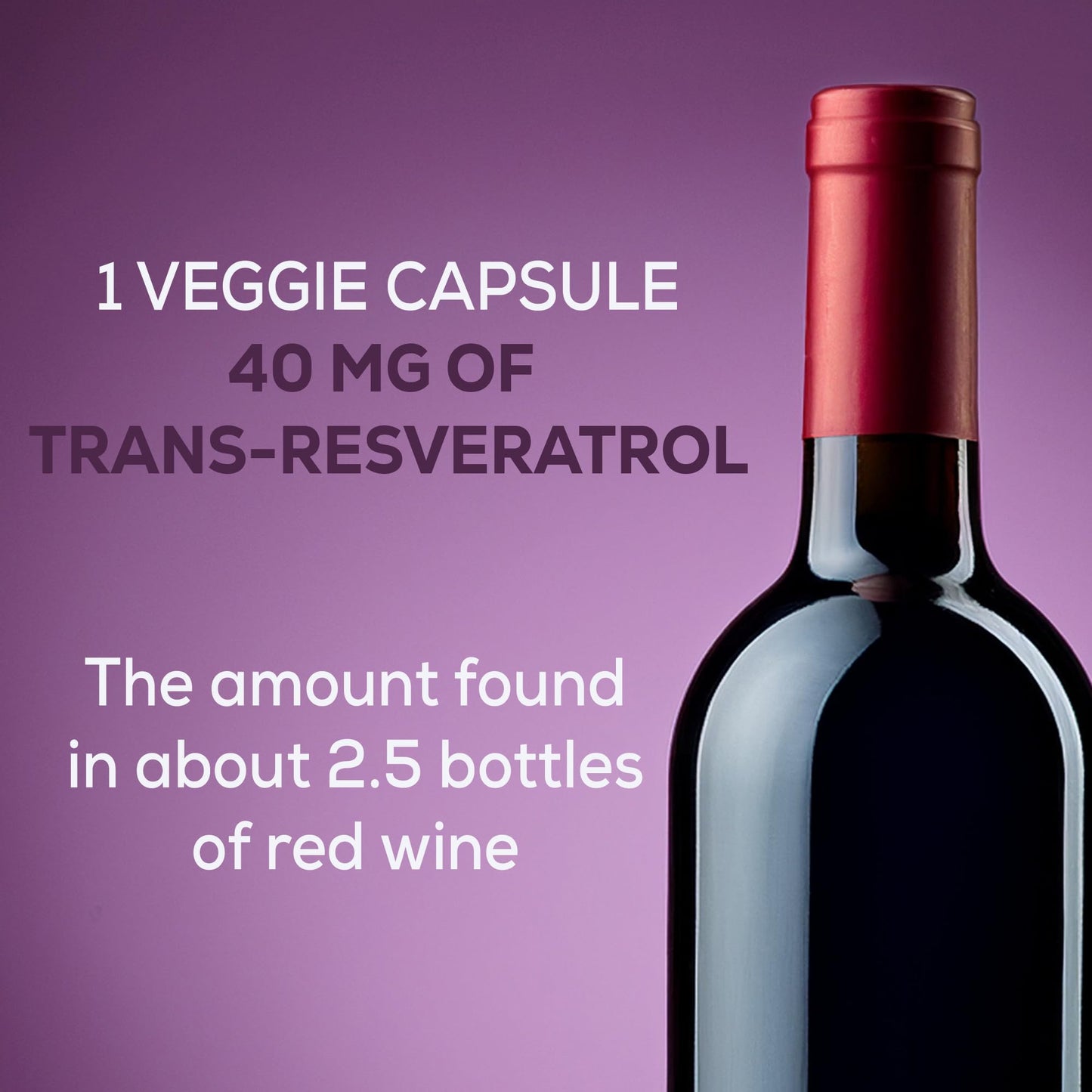 HARMONIFY Resveratrol Supplement 60 Capsules