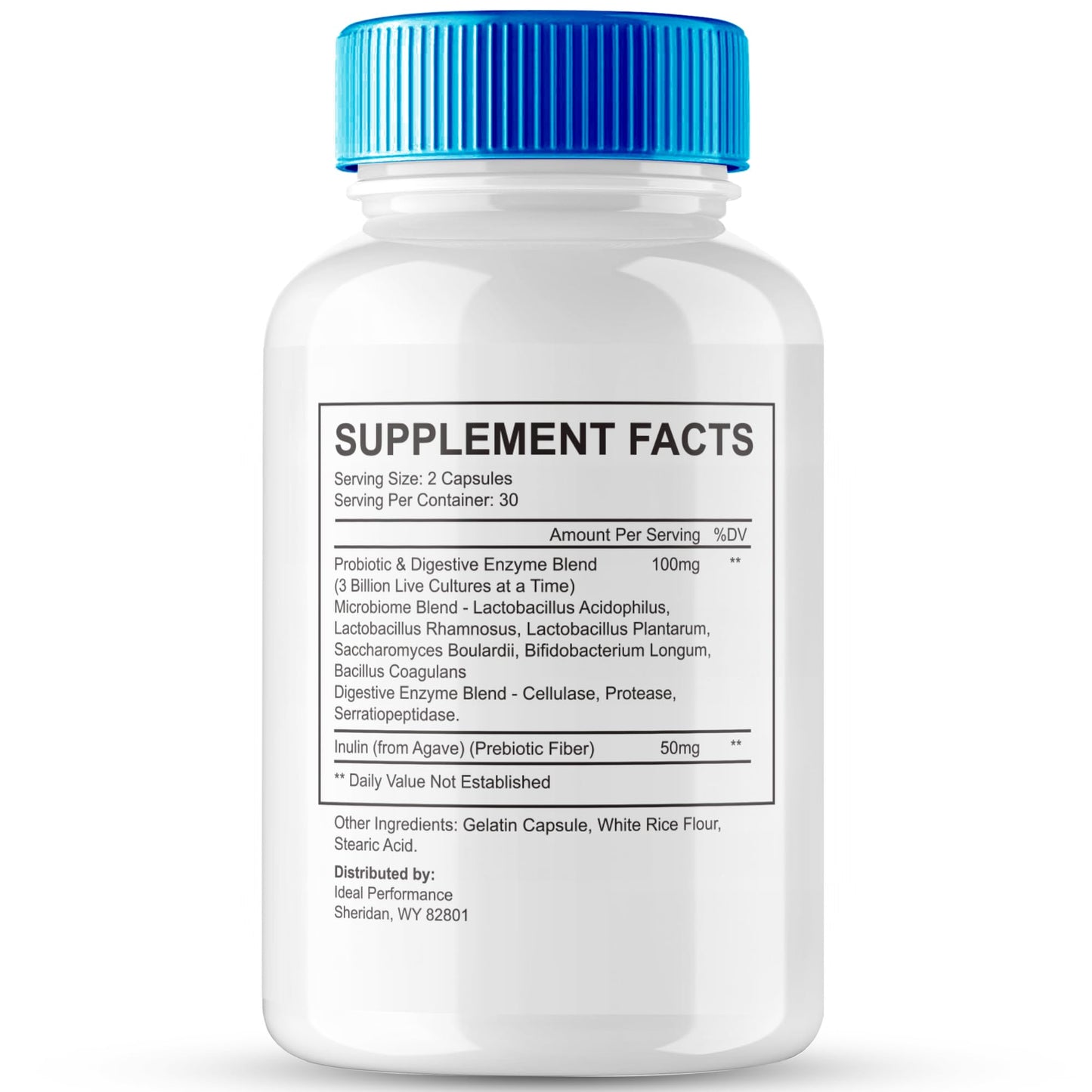 IDEAL PERFORMANCE Best Breath Oral Probiotic Capsules, 180 Capsules