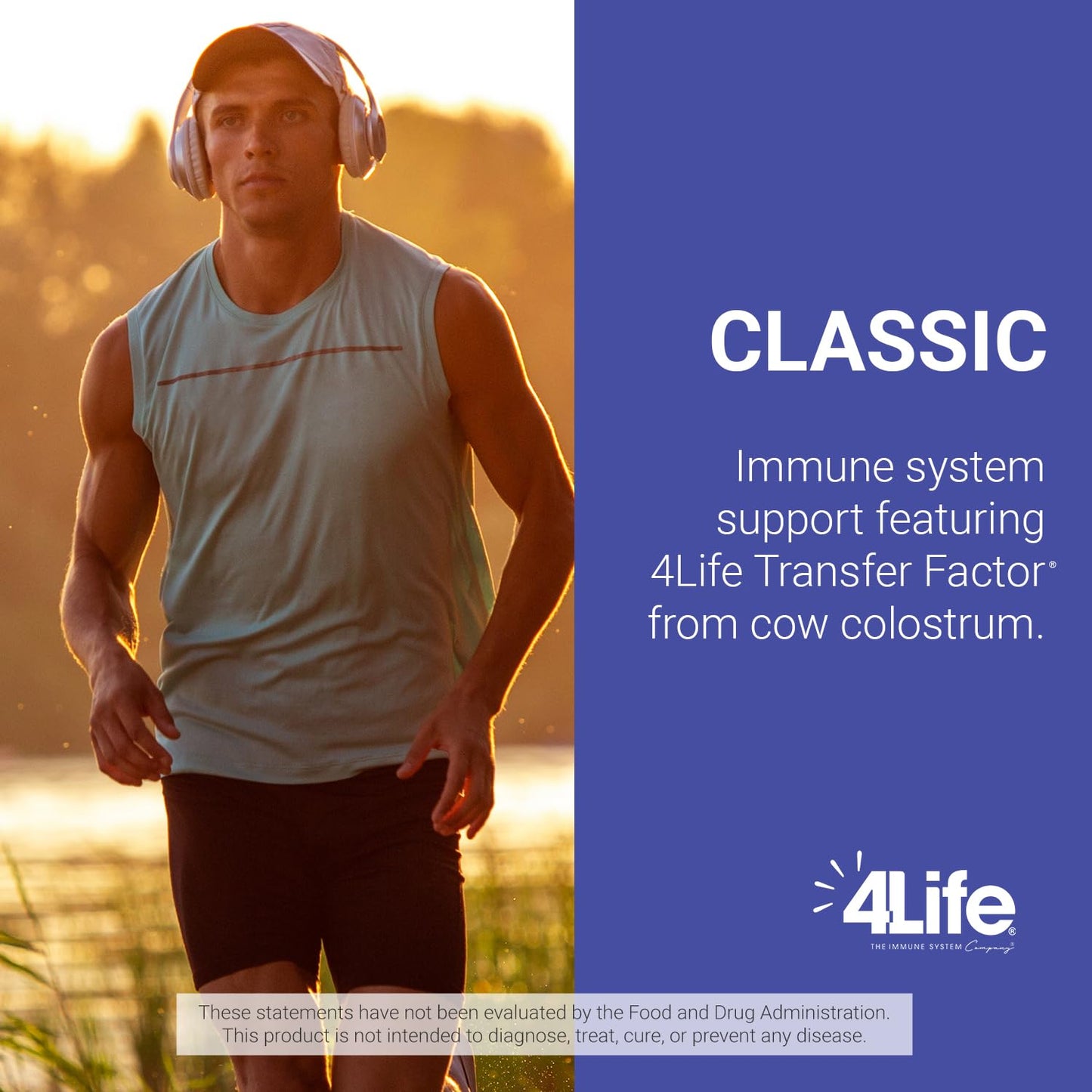 4Life Transfer Factor Classic with Cow Colostrum, 90 Capsules