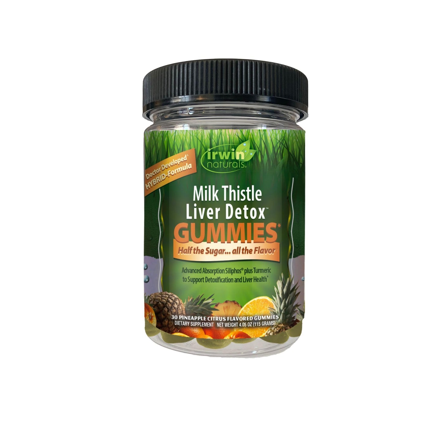 Irwin Naturals Milk Thistle Liver Detox v2 Gummies, 30 Gummies
