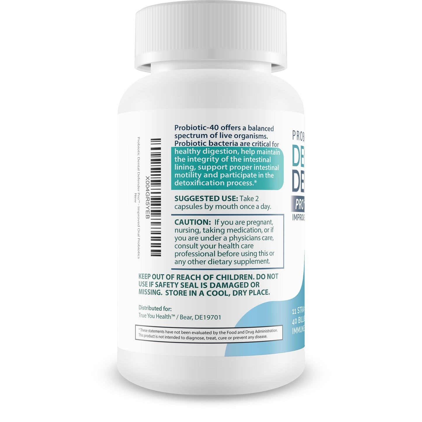 True You Health Probiotic Dental Defender Pro Capsule 60 Count