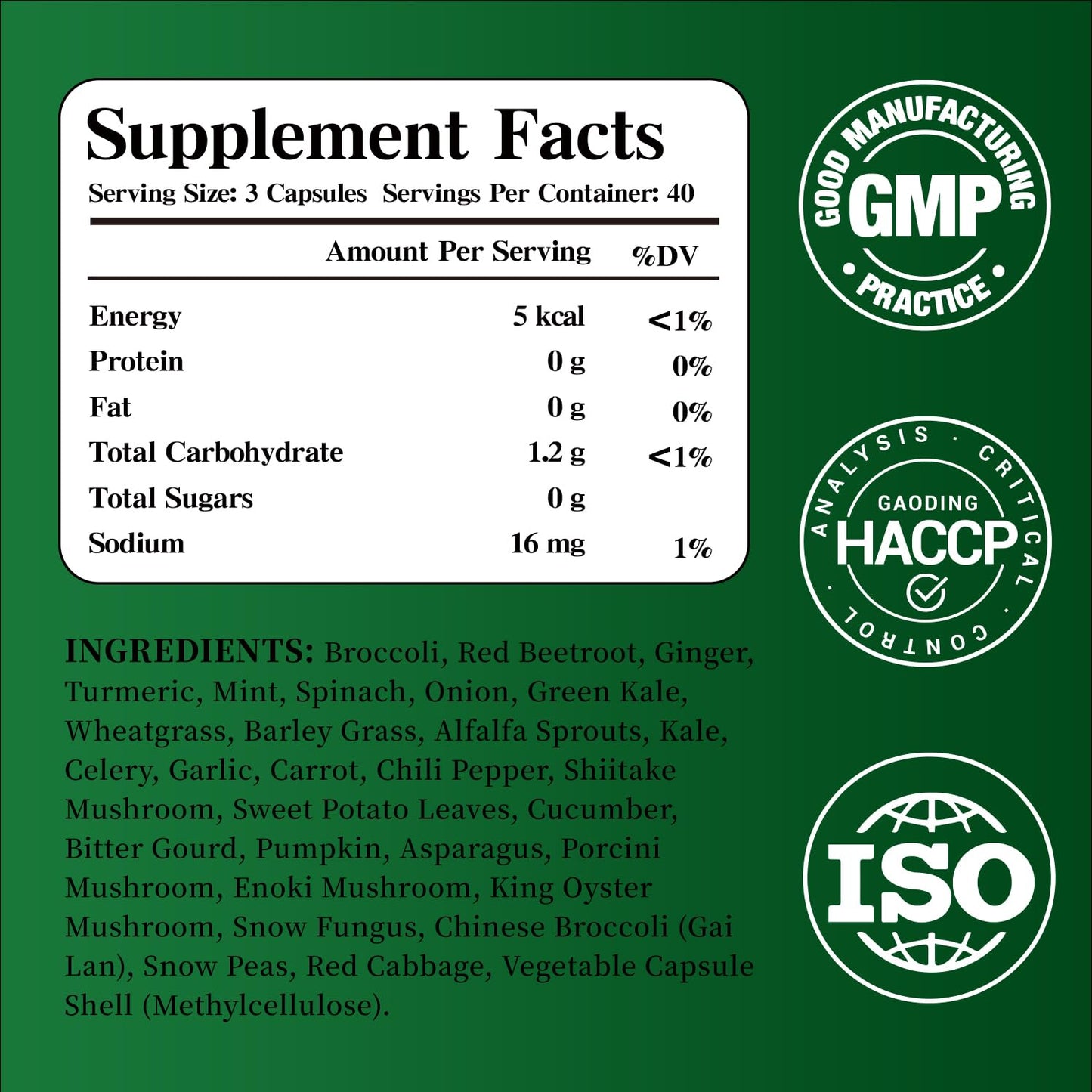 Webuff Fruits & Veggies Supplements Whole Fruit and Vegetable Capsules 120 Capsules