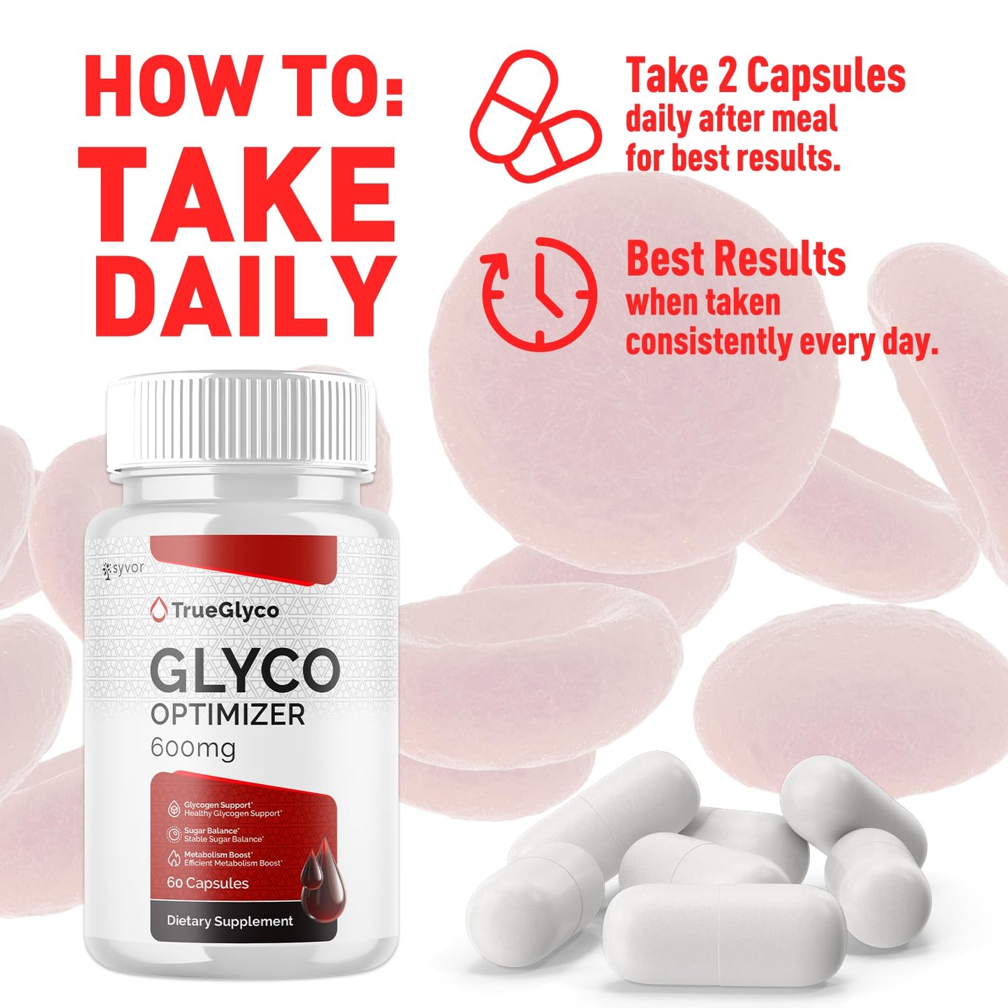 Syvor True Glyco Capsules, 180 Capsules