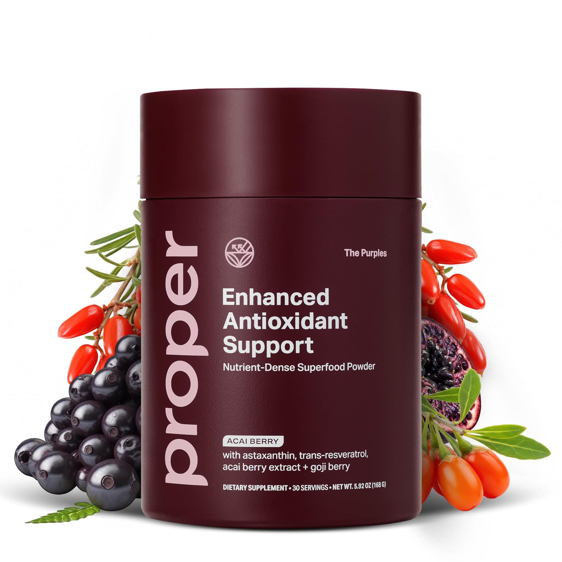 Proper The Purples Nutrient-Dense Superfood Powder, 5.92 oz