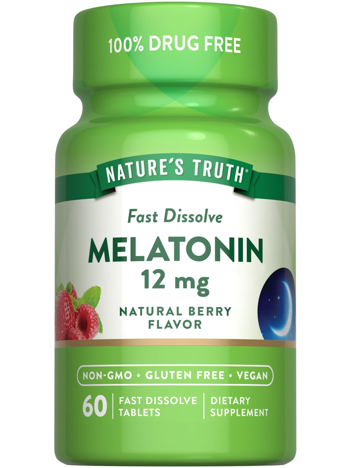 Nature's Truth Melatonin 12mg, 60 Tablets