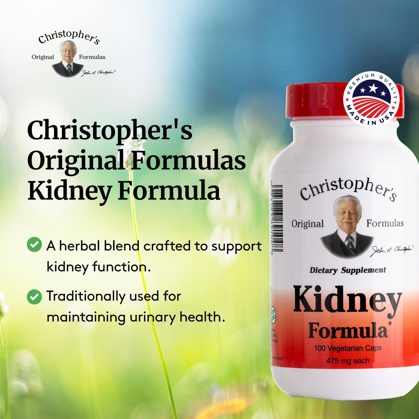 Christopher's Original Formulas Kidney Formula Capsule, 100 Capsules