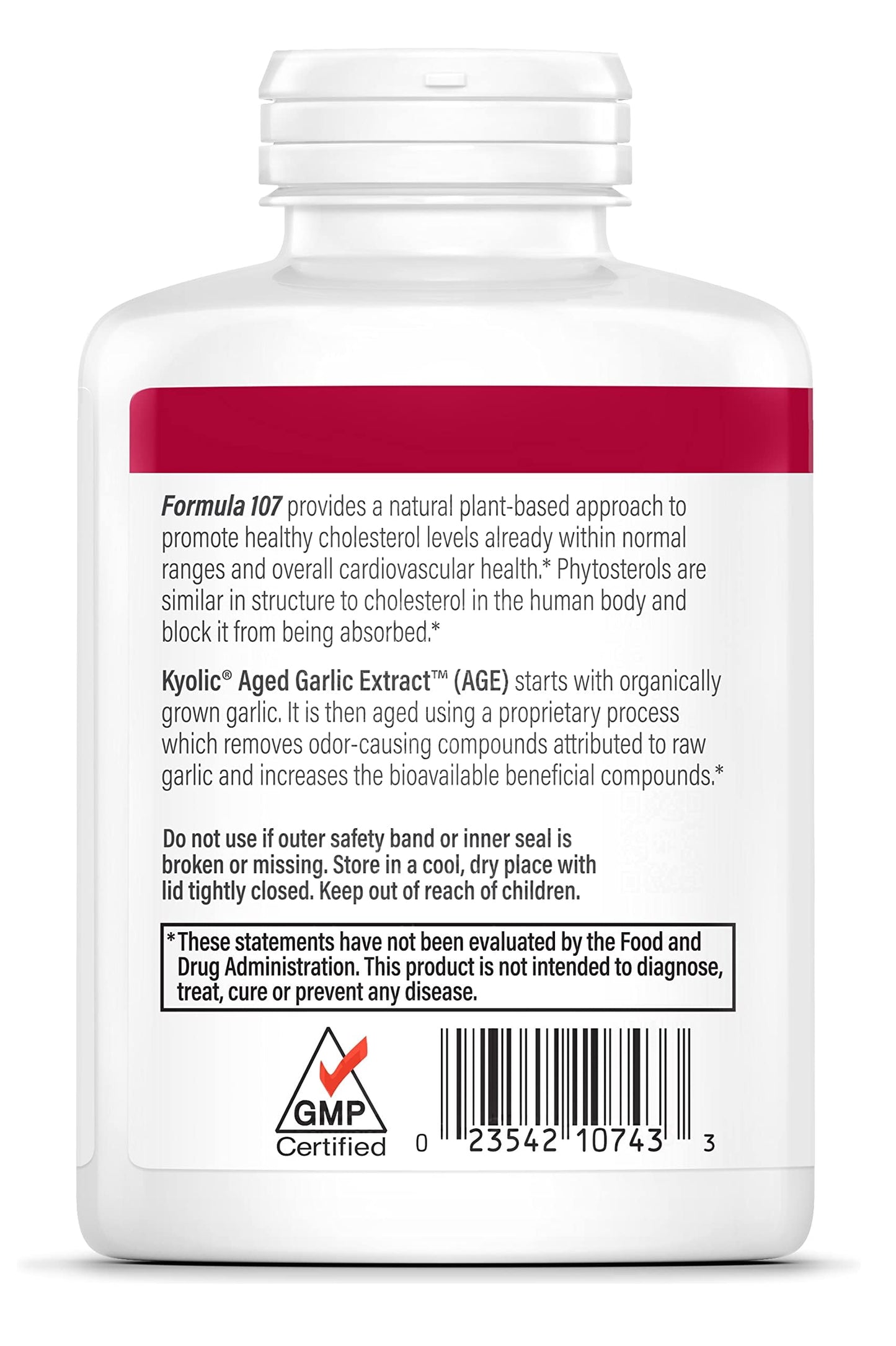 Kyolic Aged Garlic Extract Formula 107 Capsule, 240 Capsules