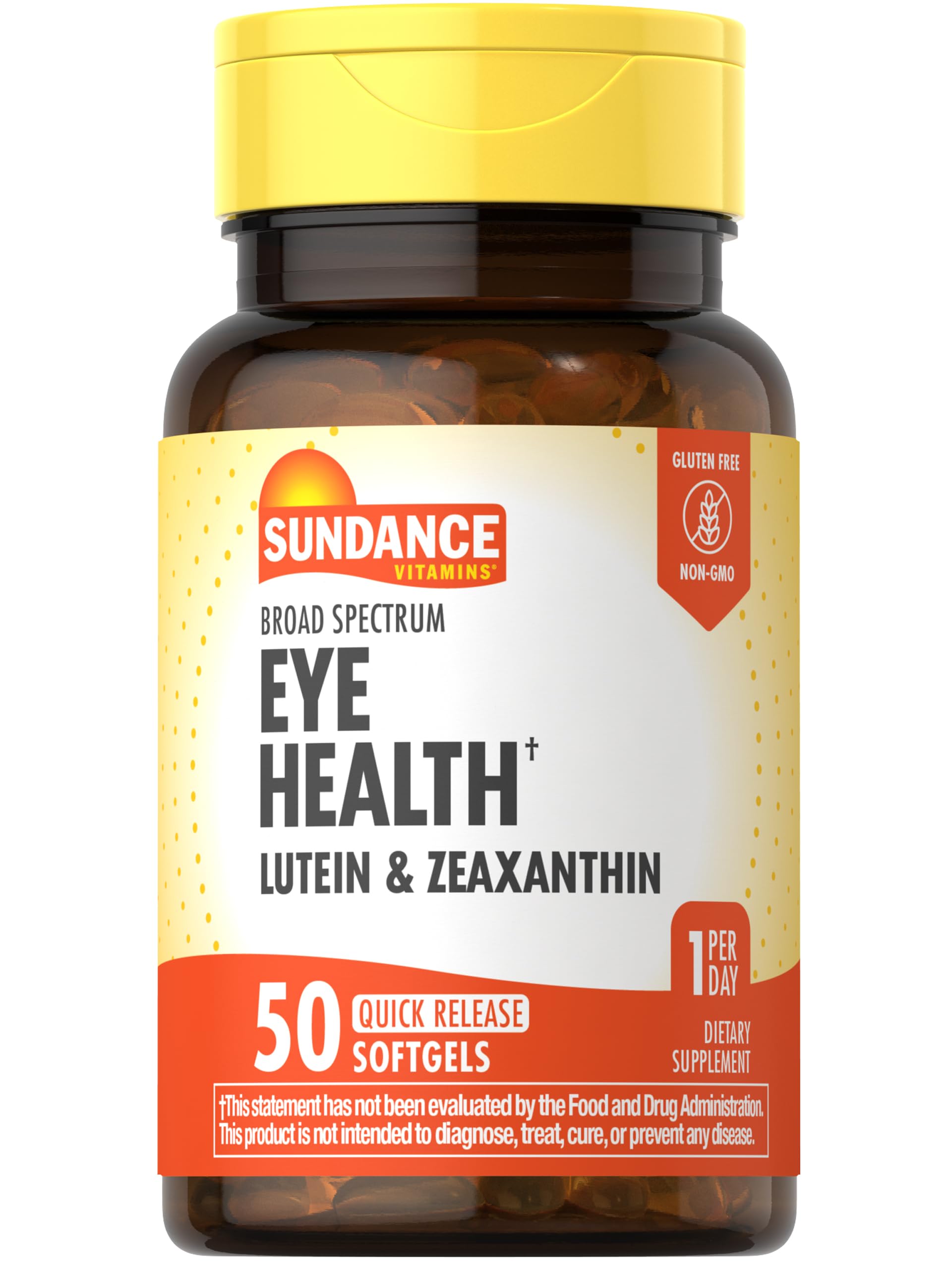 Sundance Lutein and Zeaxanthin Softgels 50 Count