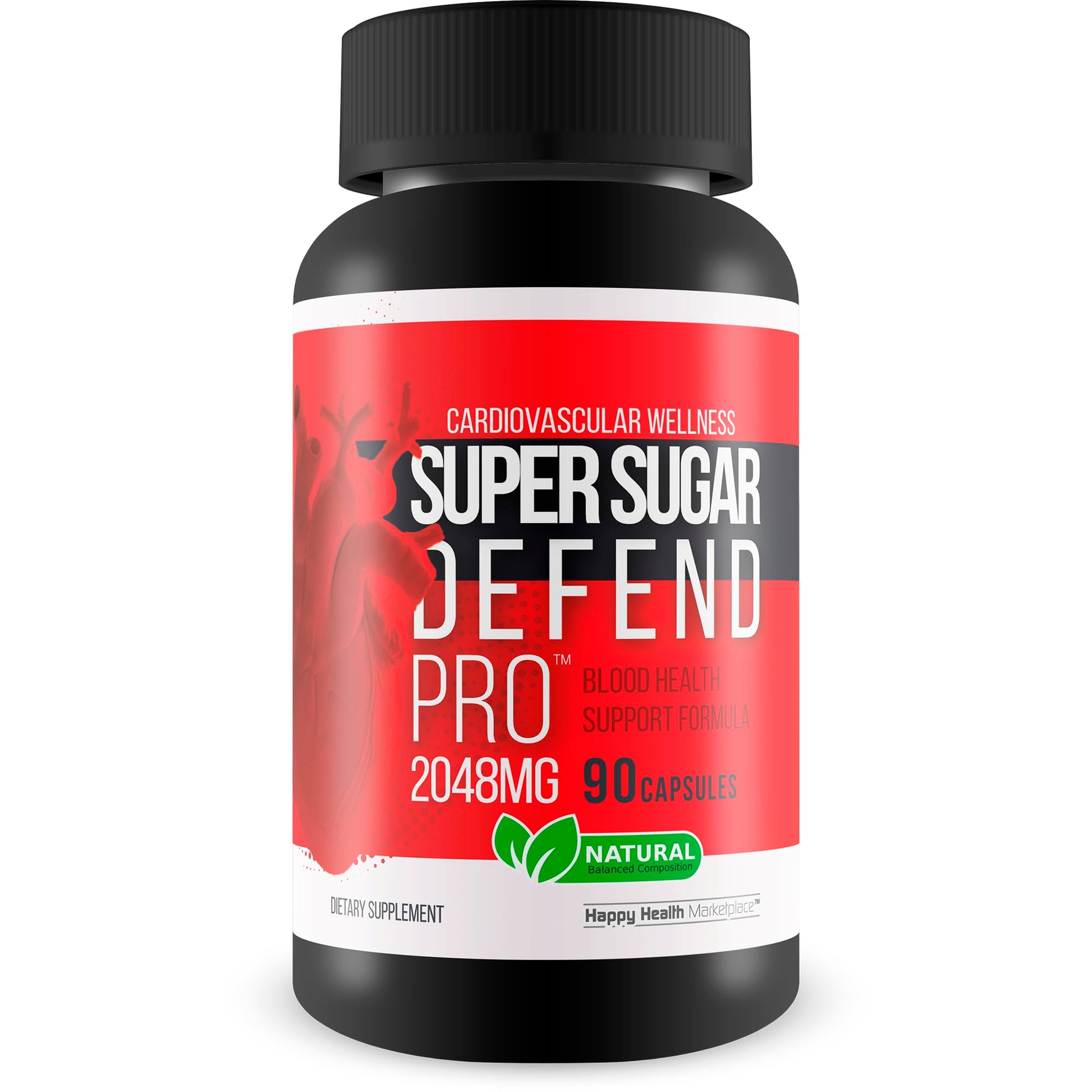 Happy Health Marketplace Cardiovascular Wellness Super Sugar Defense Pro Capsule 90 Count