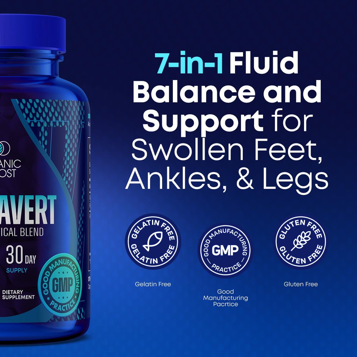 Botanic Boost Hydravert Diuretic Capsules 90 Count