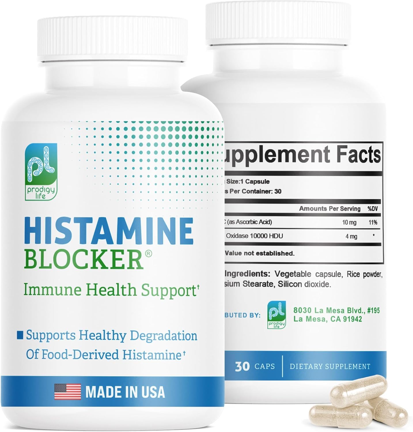 Prodigy Life Histamine Blocker DAO Capsule 30 Capsules