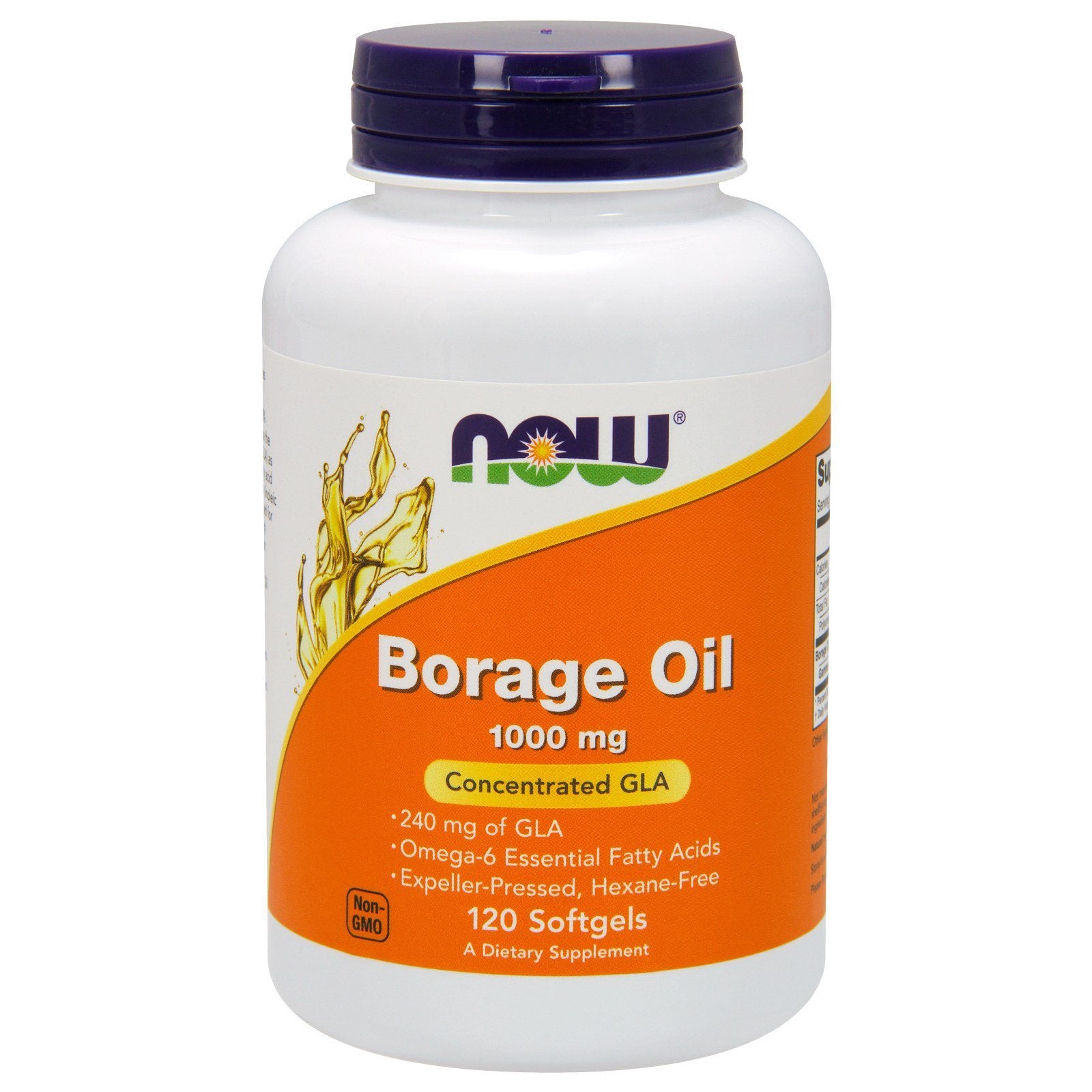 NOW Foods Borage Oil 240 mg Softgel, 240 Softgels