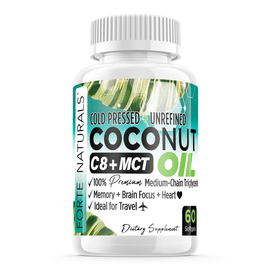 FORTE NATURALS Coconut Oil Softgels 60 Count