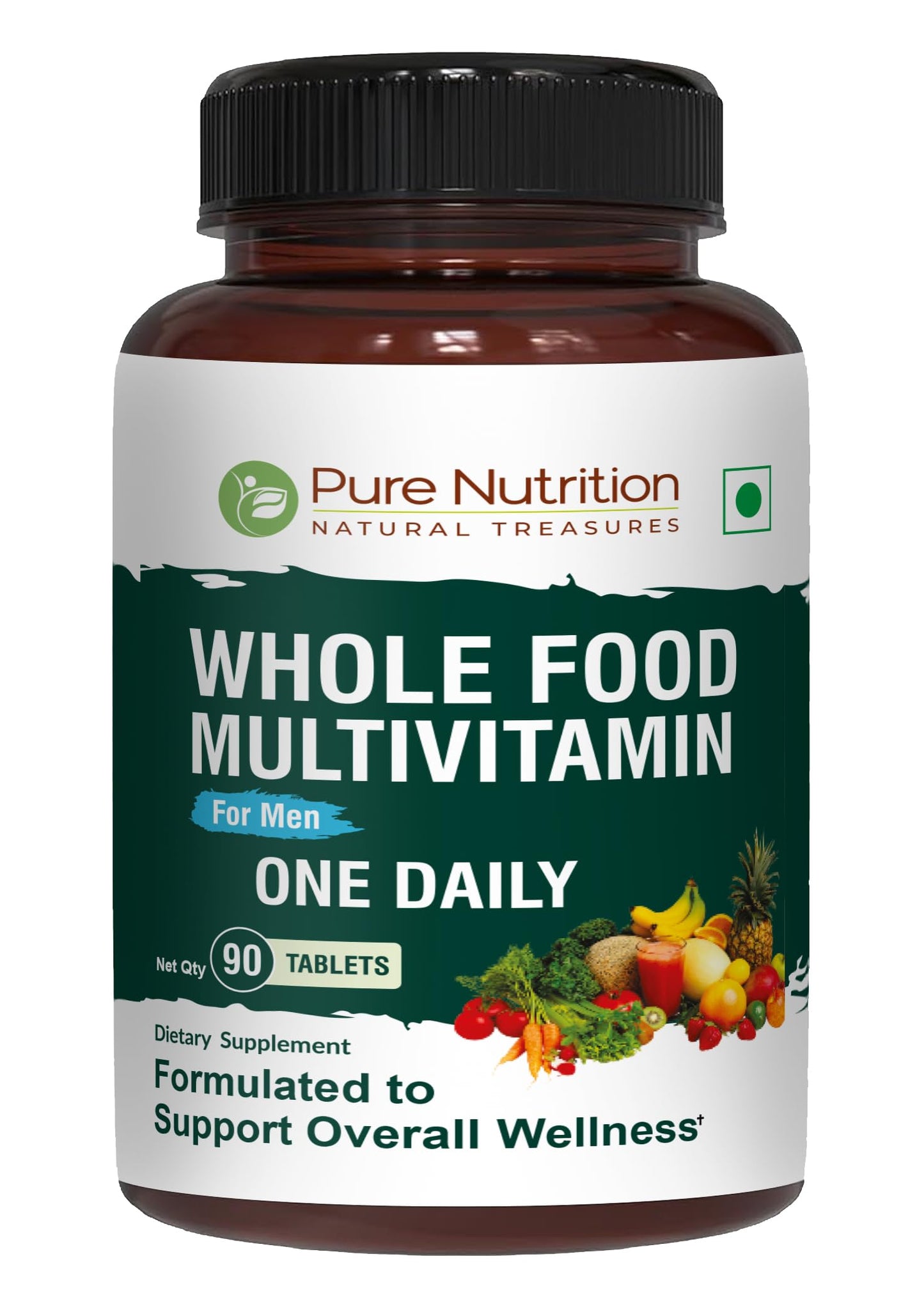 Pure Nutrition Natural Treasures Whole Food Multivitamins for Men Tablets 90 Count