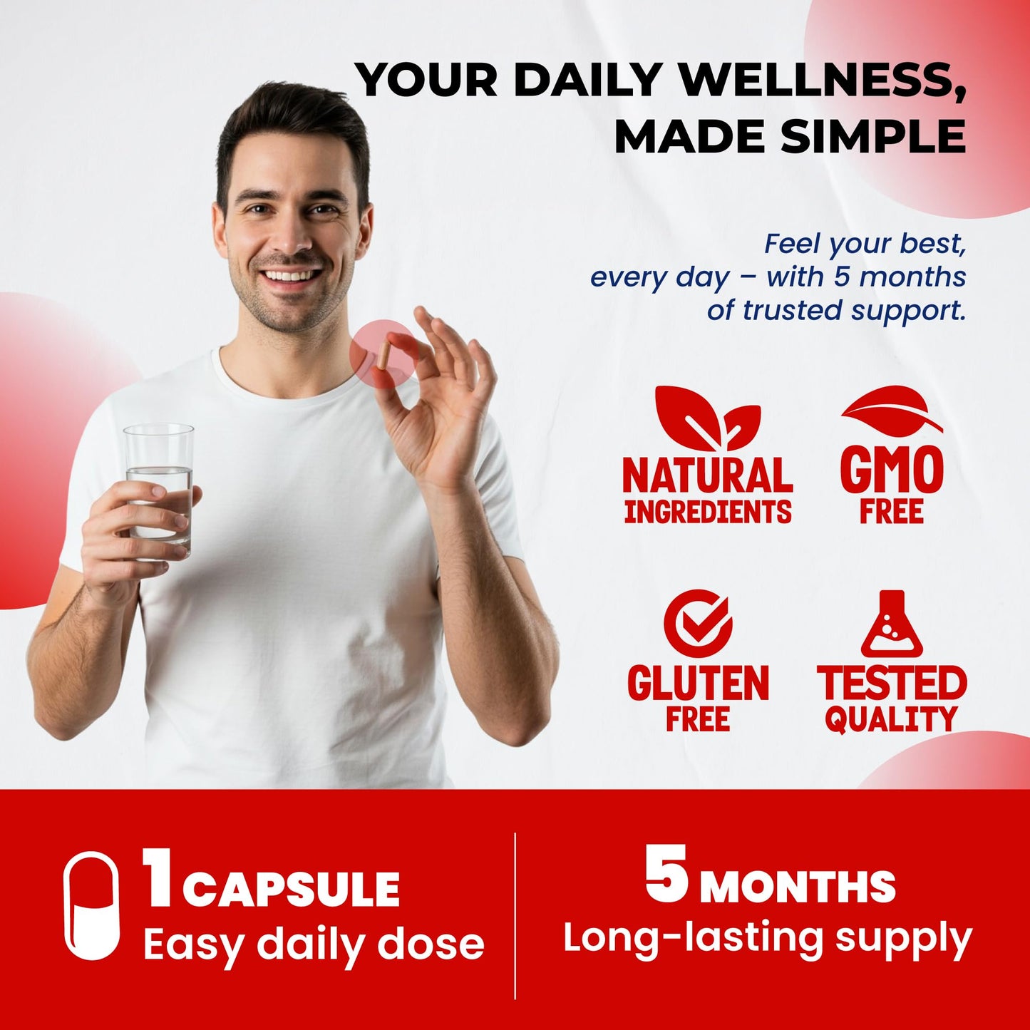 ULTRA HERBS Glutathione Supplement Active Reduced Form Capsules 150