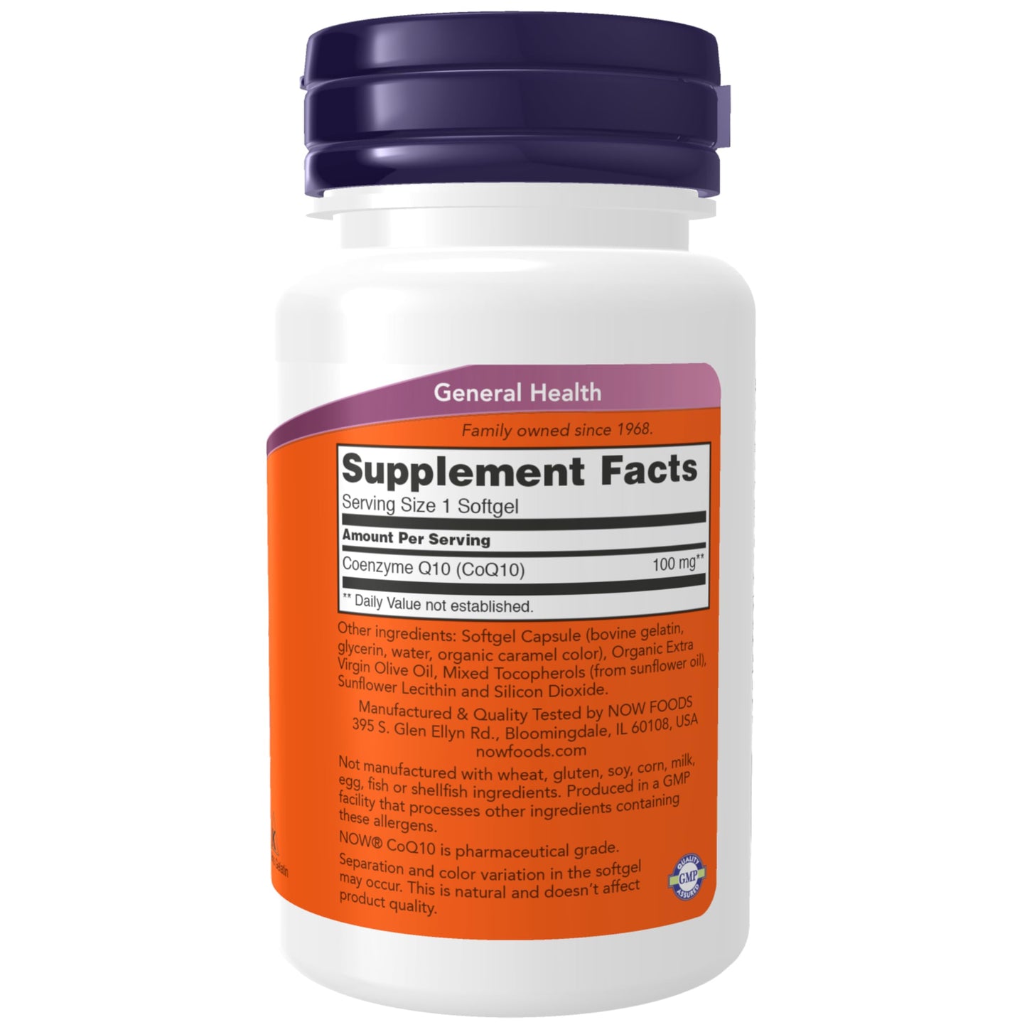 NOW Foods CoQ10 Softgels 50