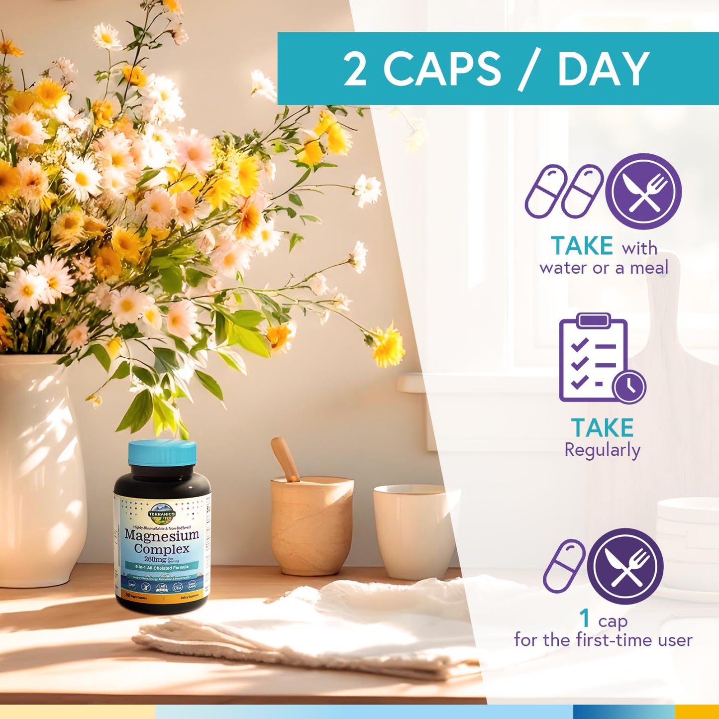 Terranics Magnesium Complex Capsule, 240 Capsules